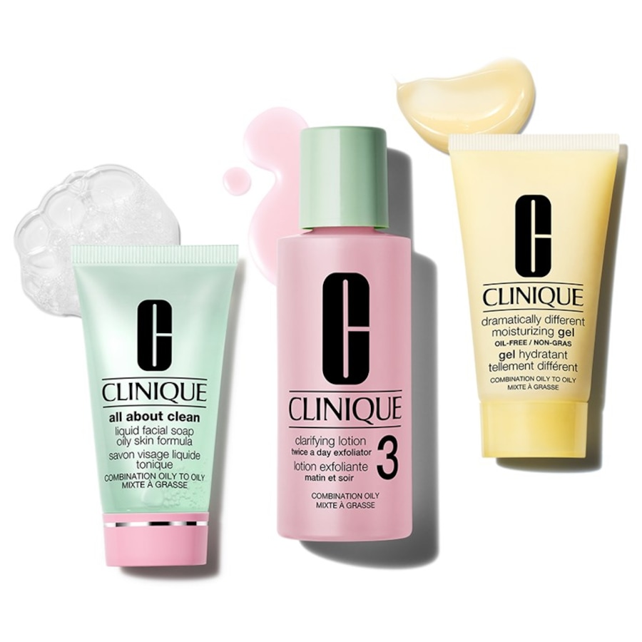 Clinique 3-fazowy system pielęgnacji Mini zestawy All About Clean 3 Step Skin 3