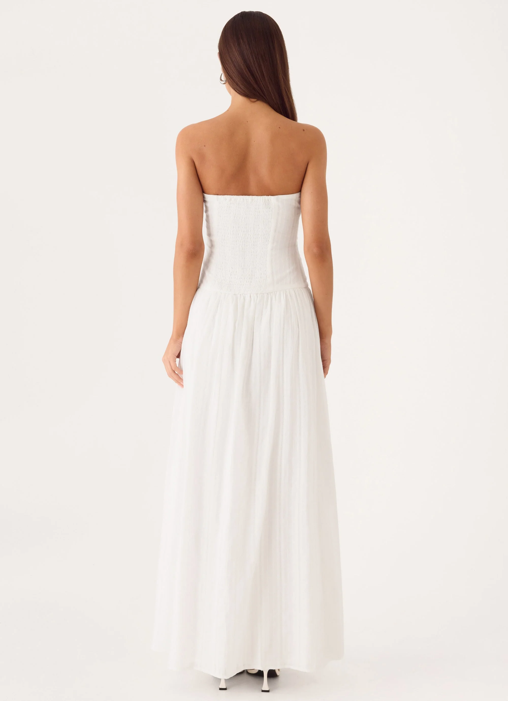 Roslynn Maxi Dress - White - luluinthesky