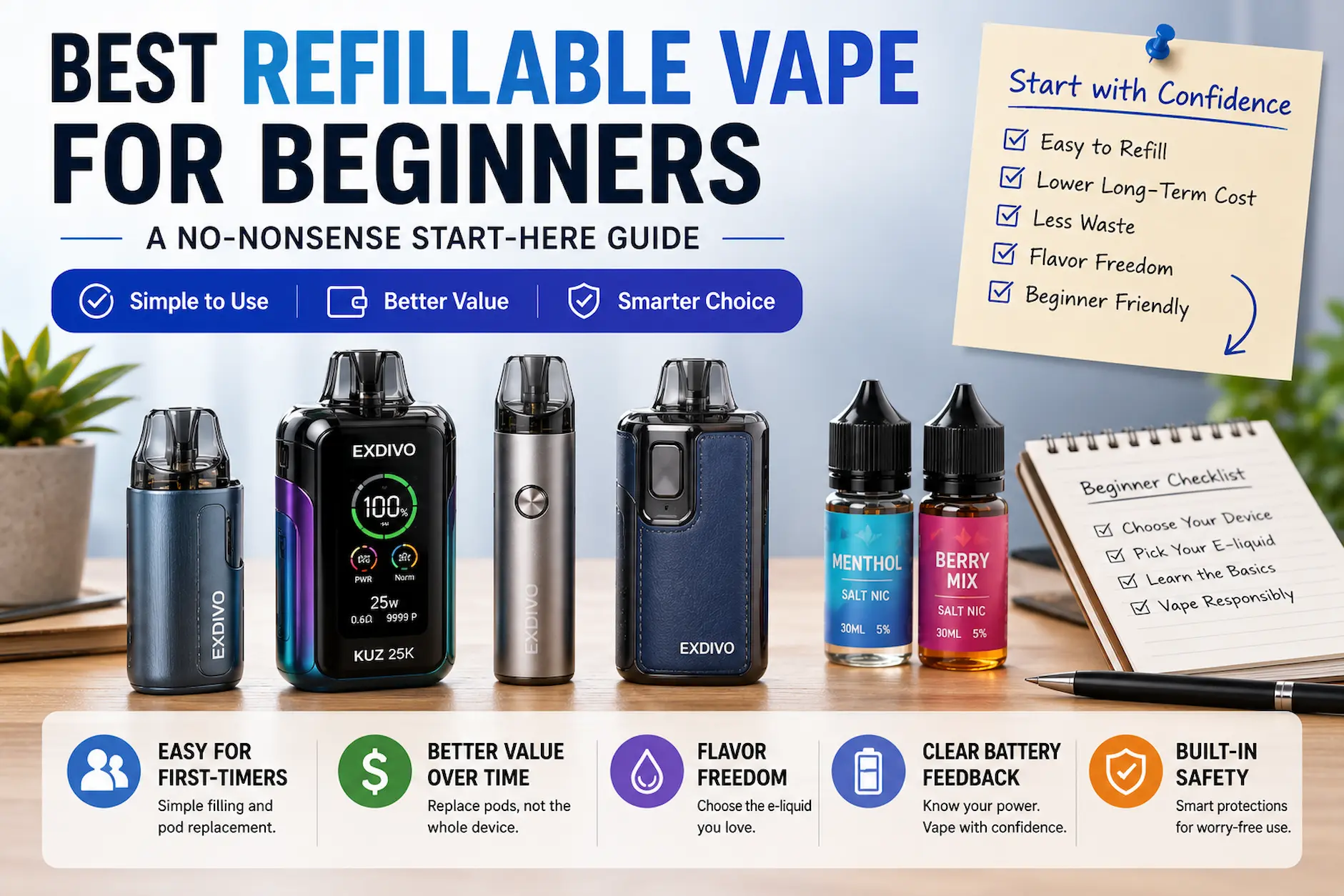 best refillable vape for beginners visual guide for independent shoppers