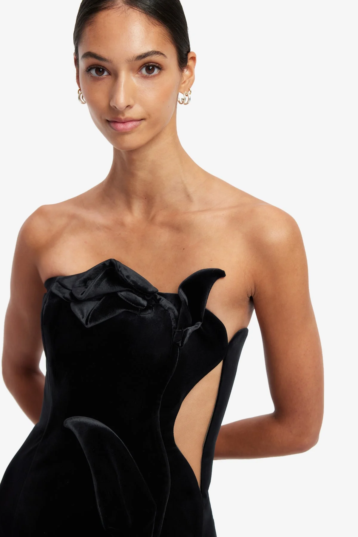 Marilyn Velvet Gown - Ebony