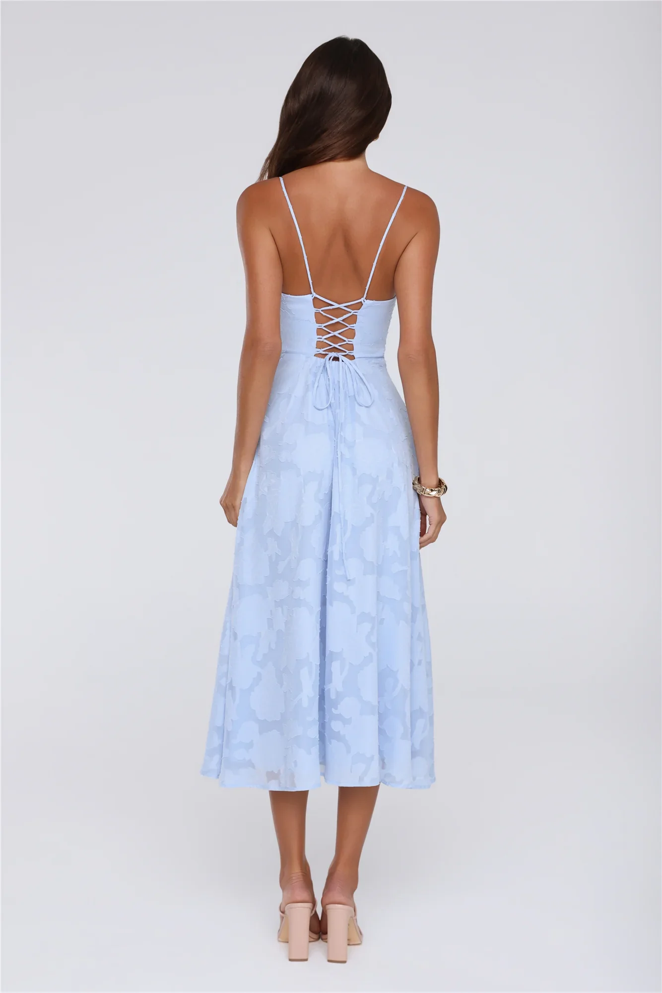 Tide Kissed Midi Dress Blue