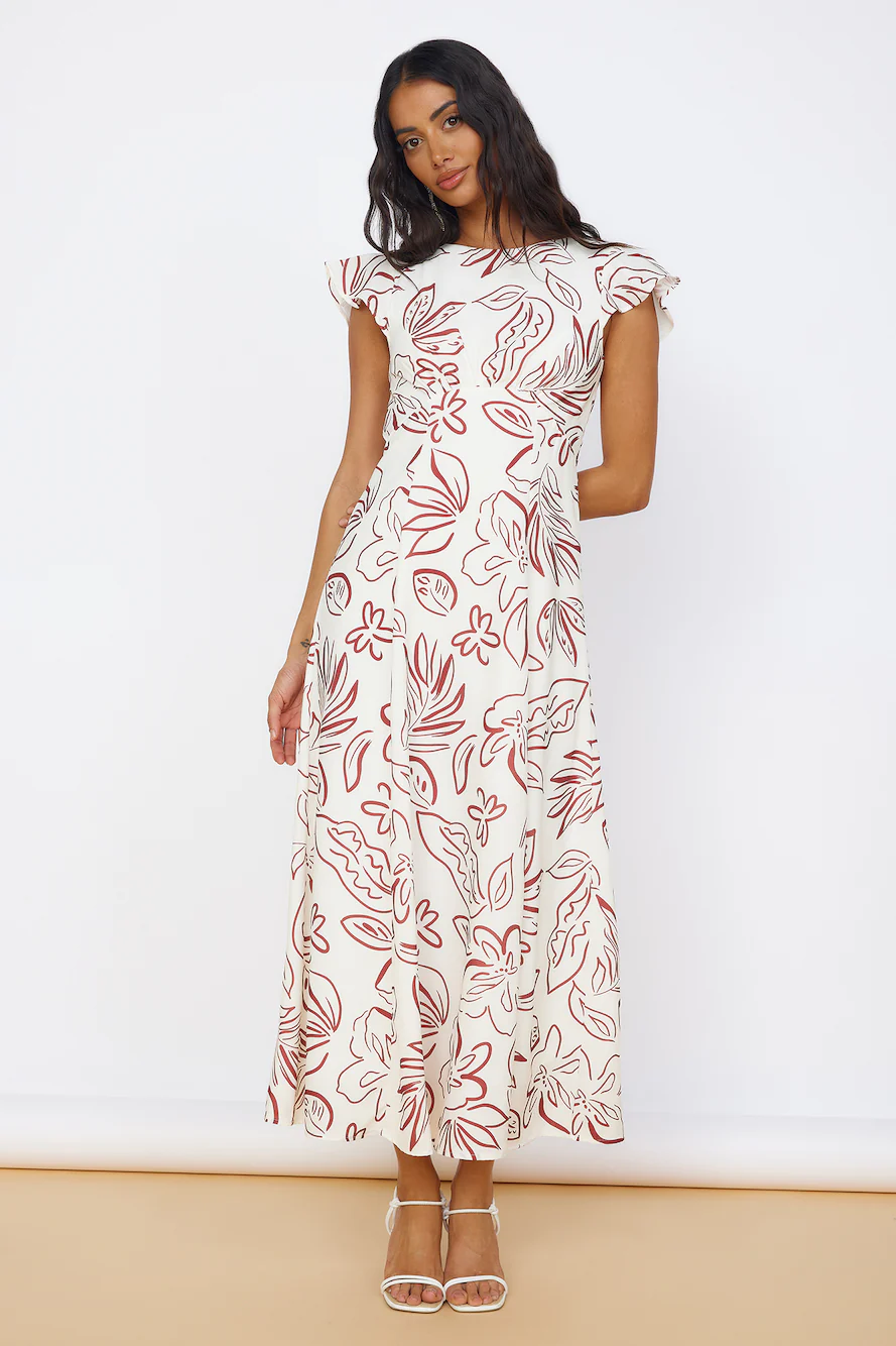 Star of Destiny Maxi Dress White