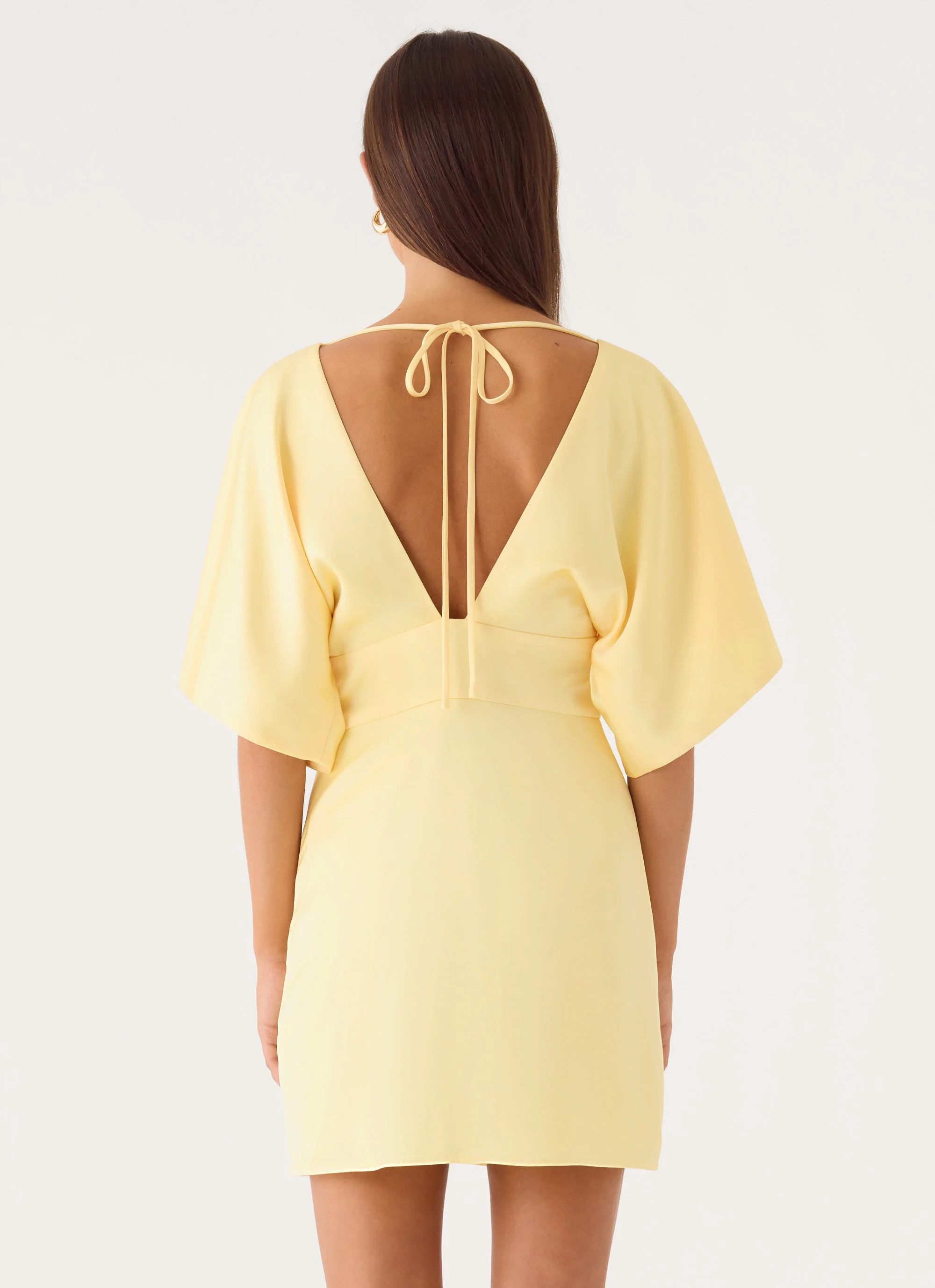 Love On You Mini Dress - Baby Yellow - luluinthesky
