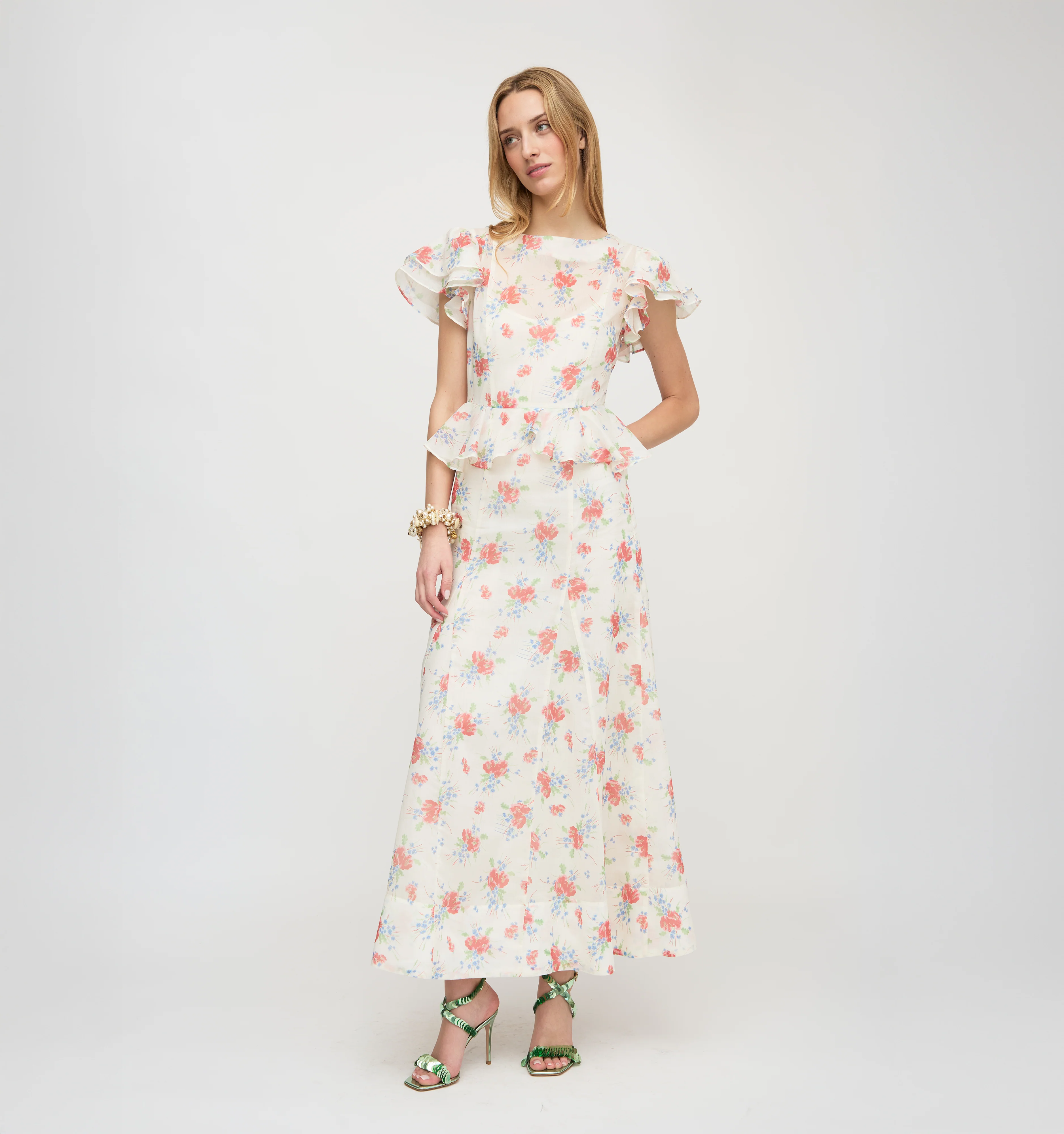 The Halston Dress - Sunburst Blossoms