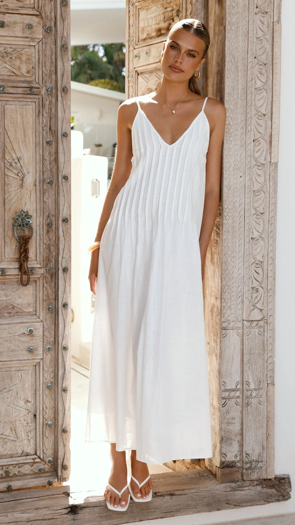 Aspen Maxi Dress - White