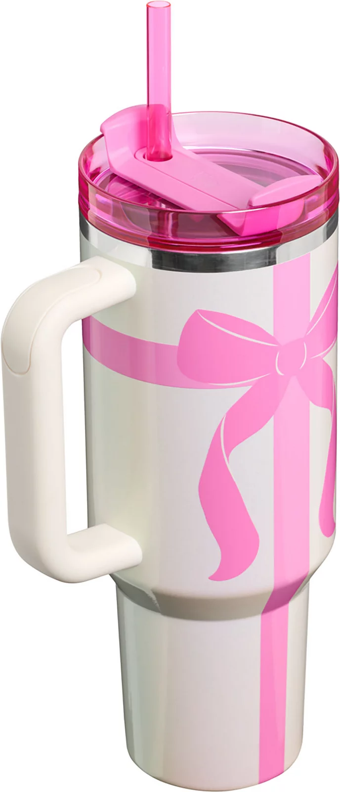 Stanley 40 oz. Quencher H2.0 FlowState Tumbler - Holiday - Popsicle Ribbon