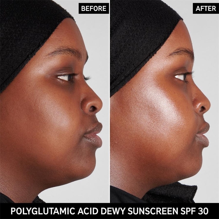 The INKEY List Krem z filtrem przeciwsłonecznym i ochronny Polyglutamic Acid Dewy Sunscreen SPF30