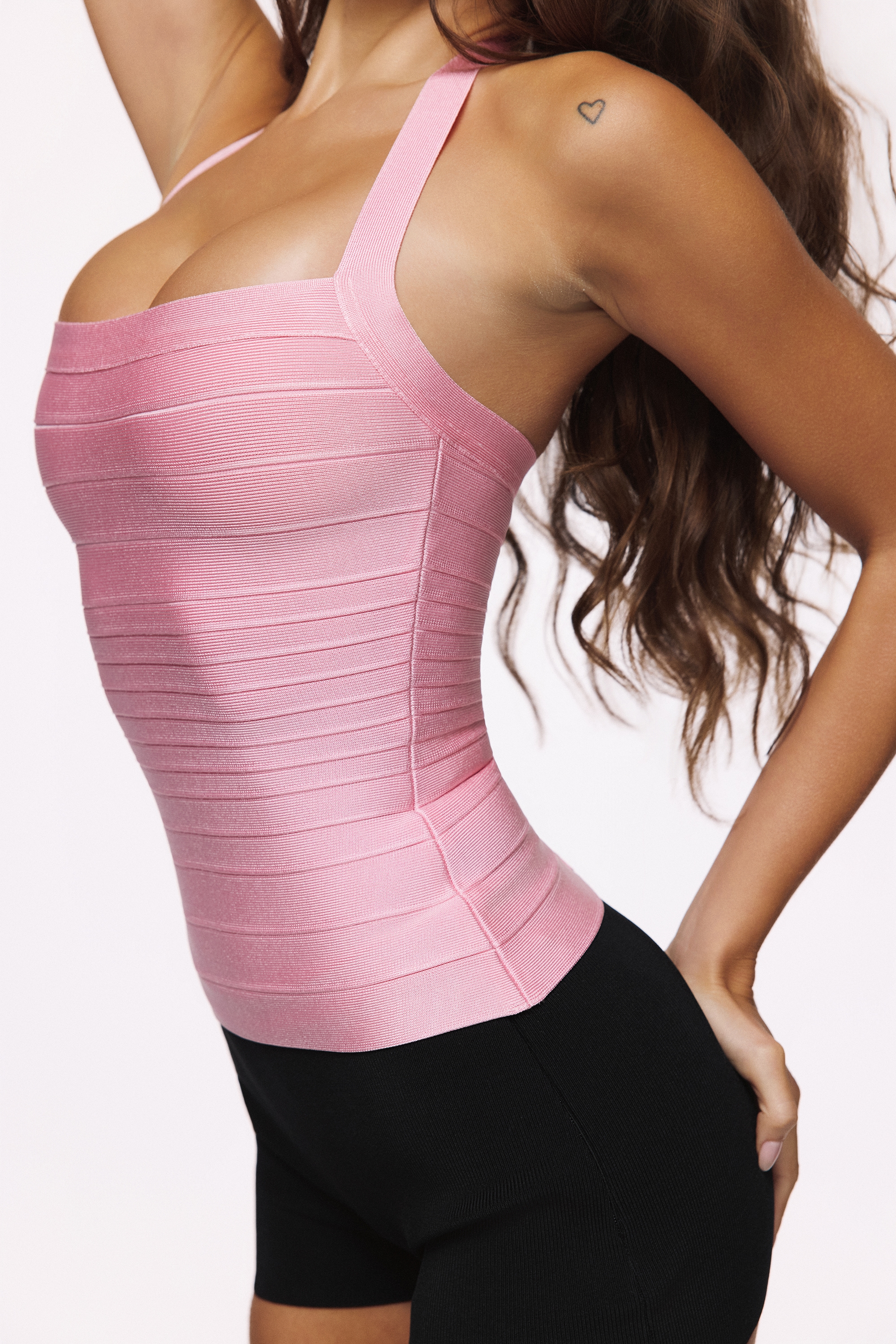 Lychee Halter Neck Bandage Top