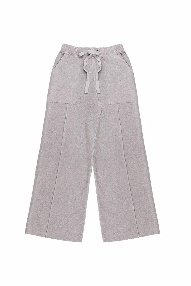 Drawstring Sweater Knit Pants