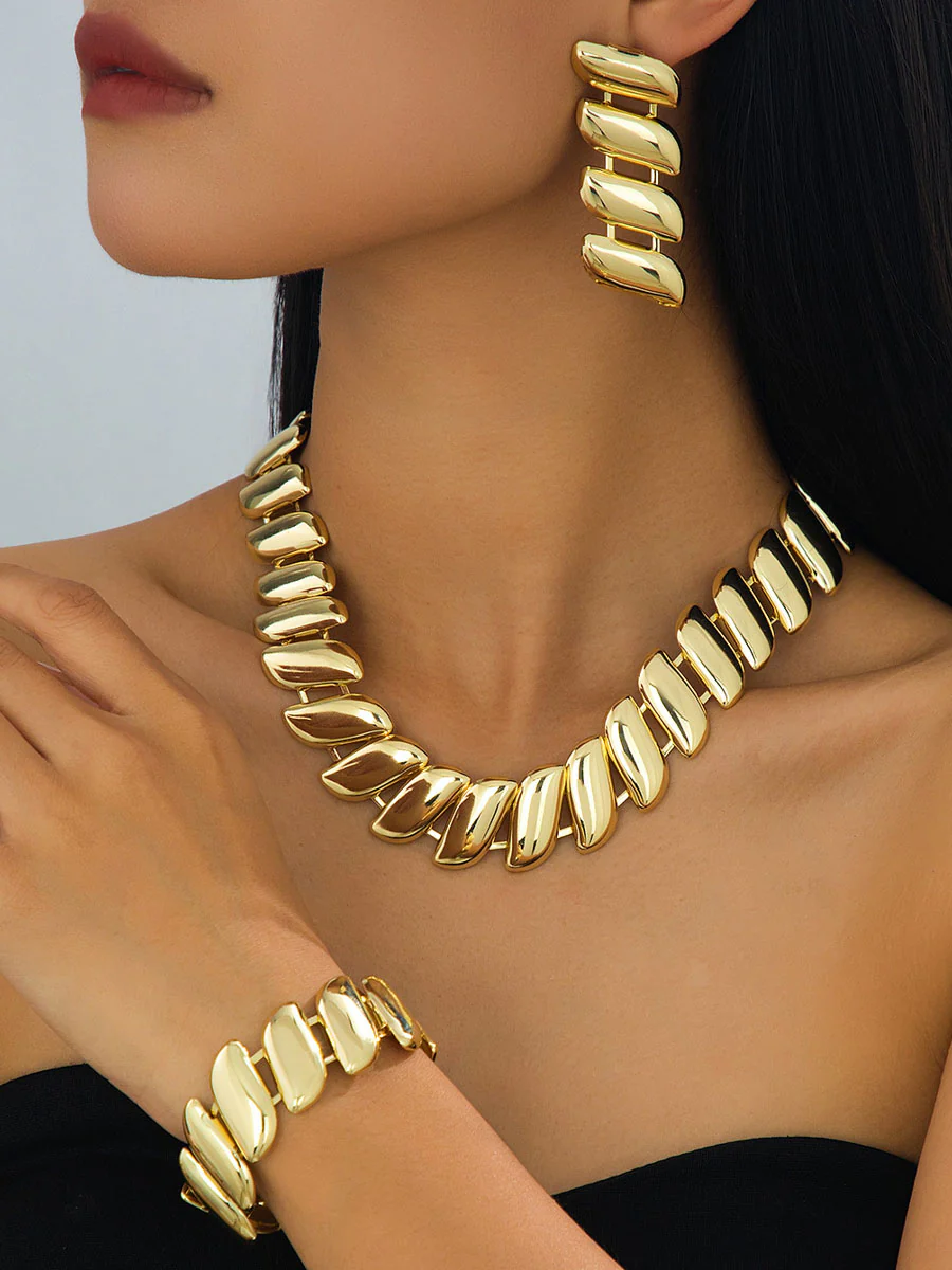 Geometric Bracelet Accessories Earrings Accessories Necklaces Accessories