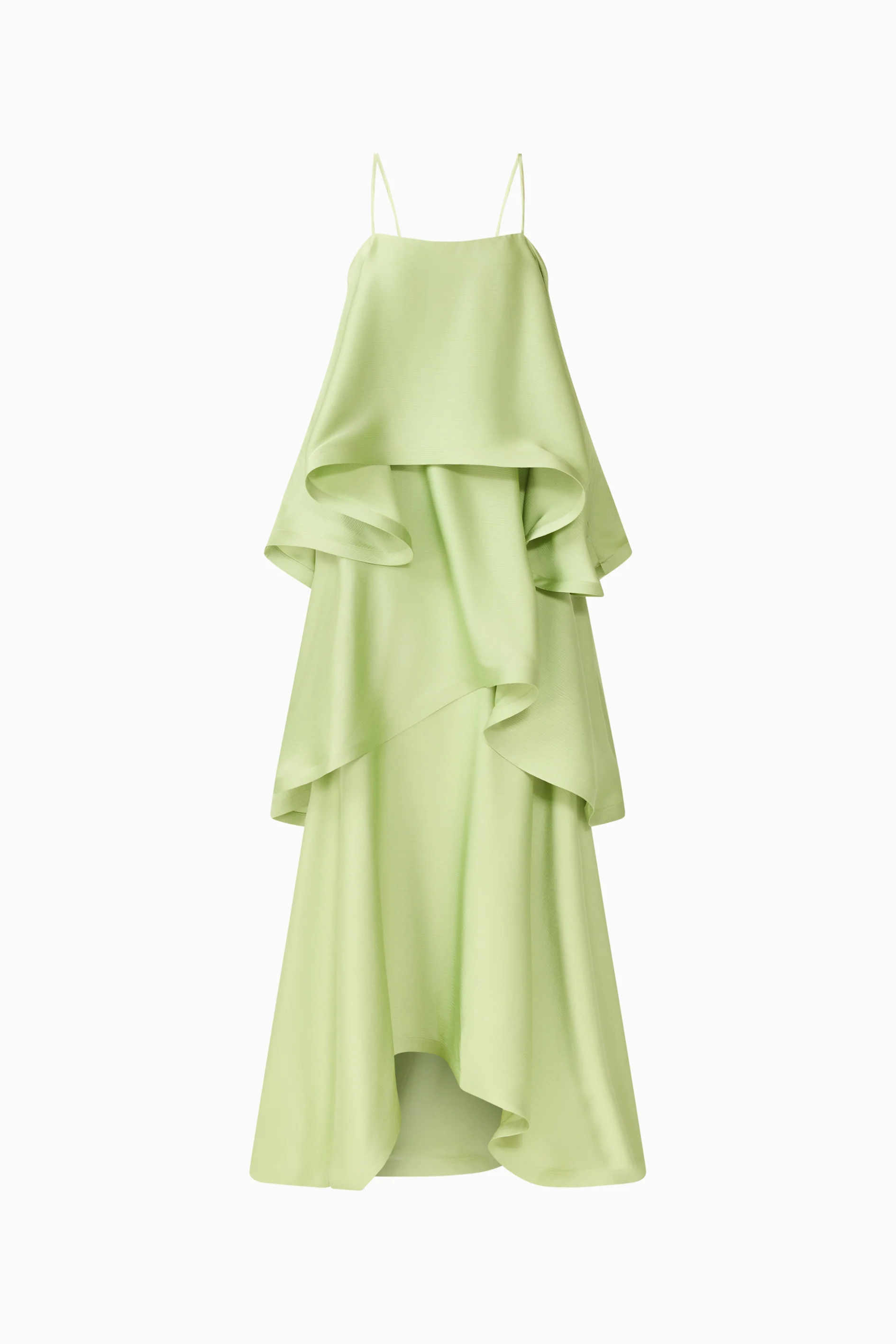 Tilly Tiered Maxi Dress in Sage Green