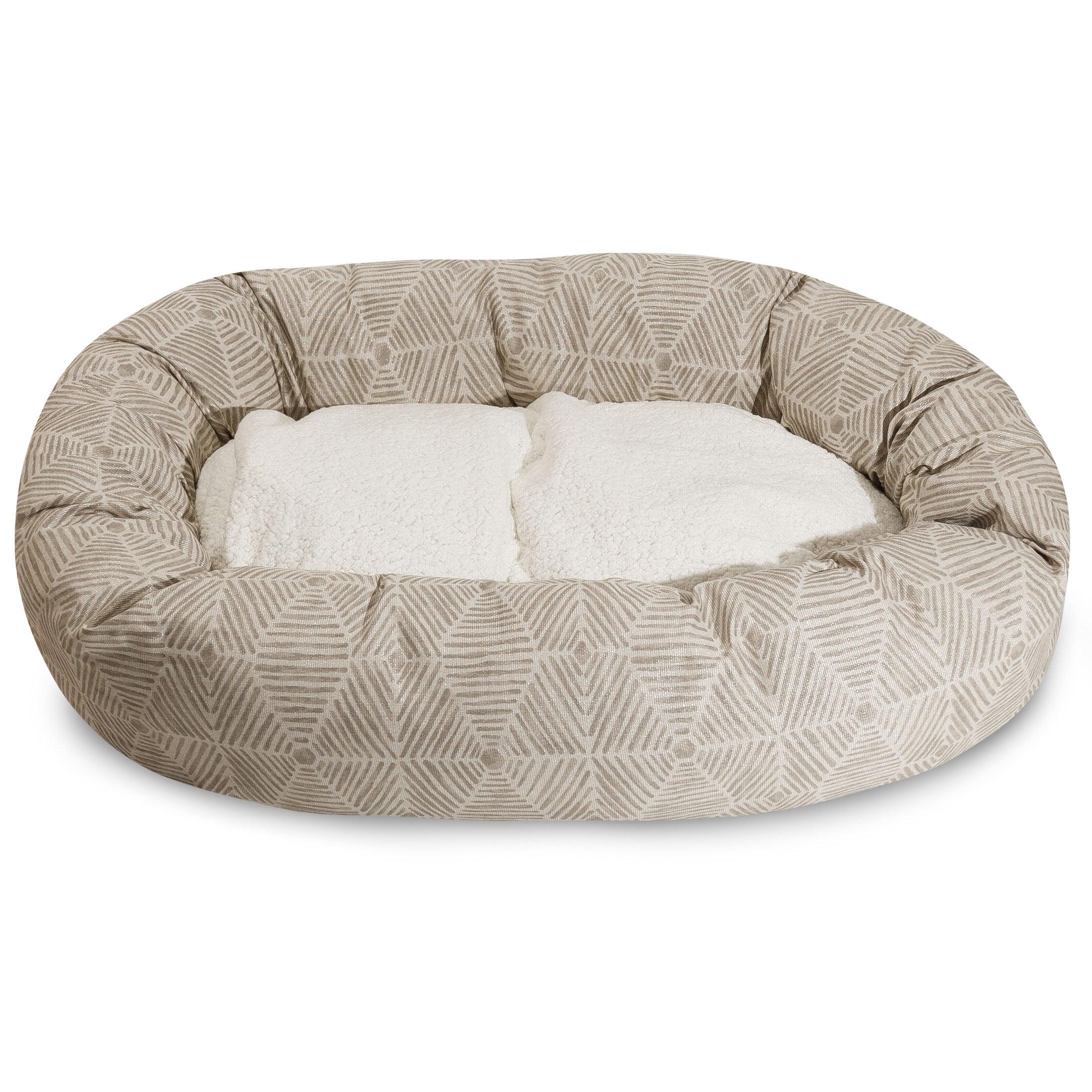 Charlie Sherpa Bagel Dog Bed