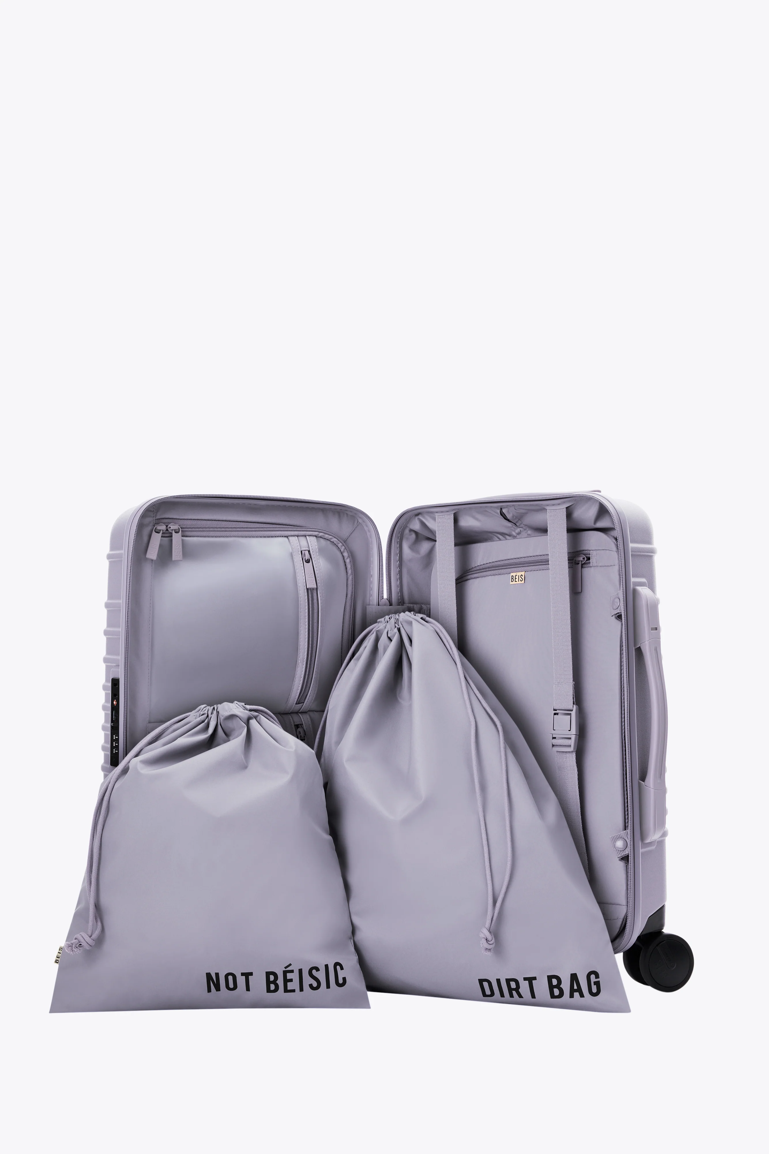 BEIS 'The Small Carry-On Roller in Lavender