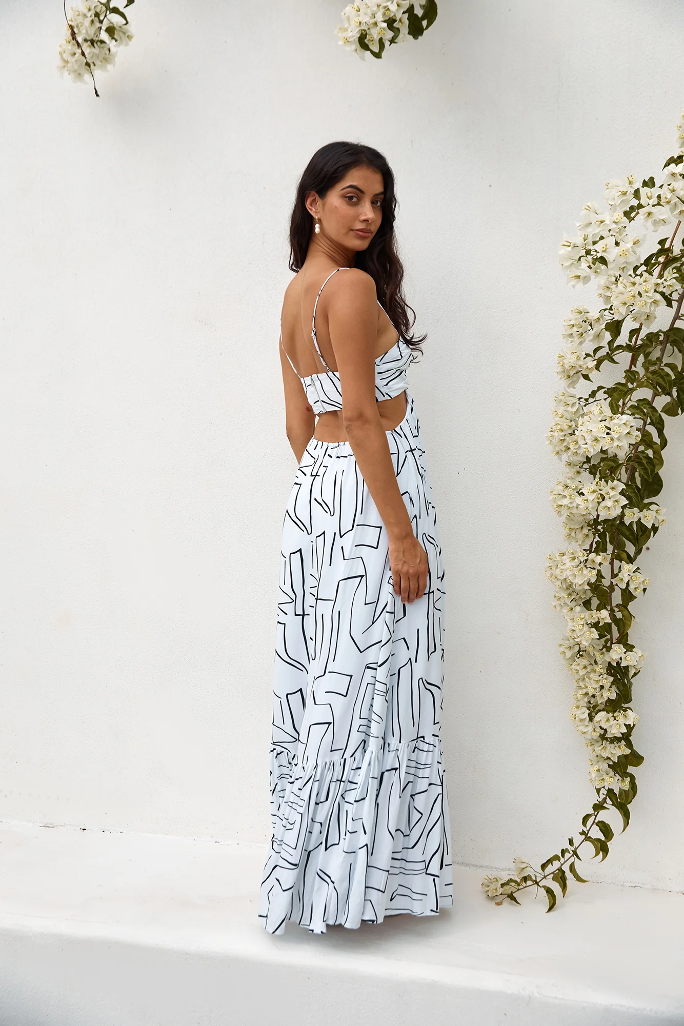 Times Have Changed Maxi Dress White