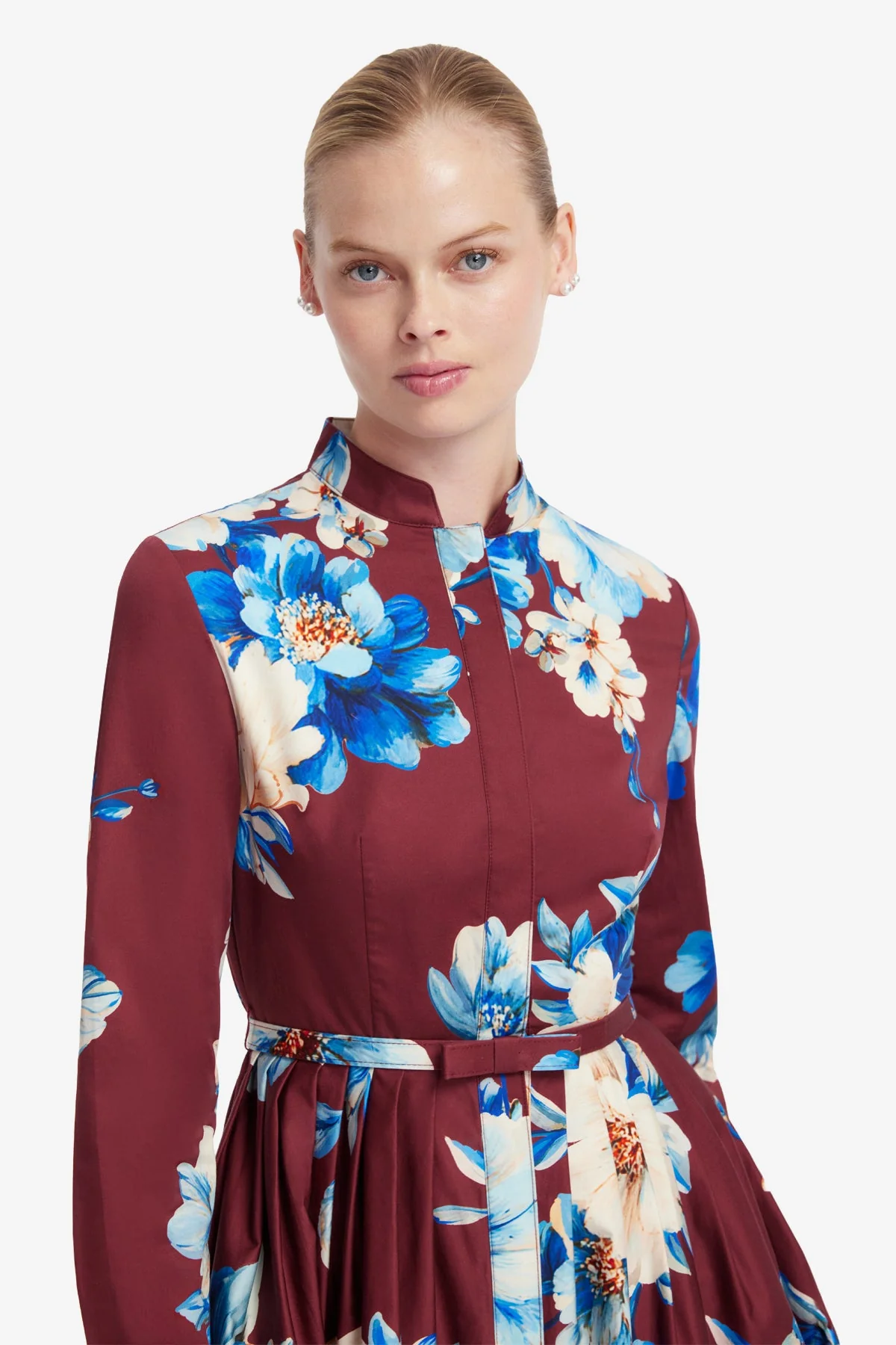 Zara Shirt Midi Dress - Cosmos Print