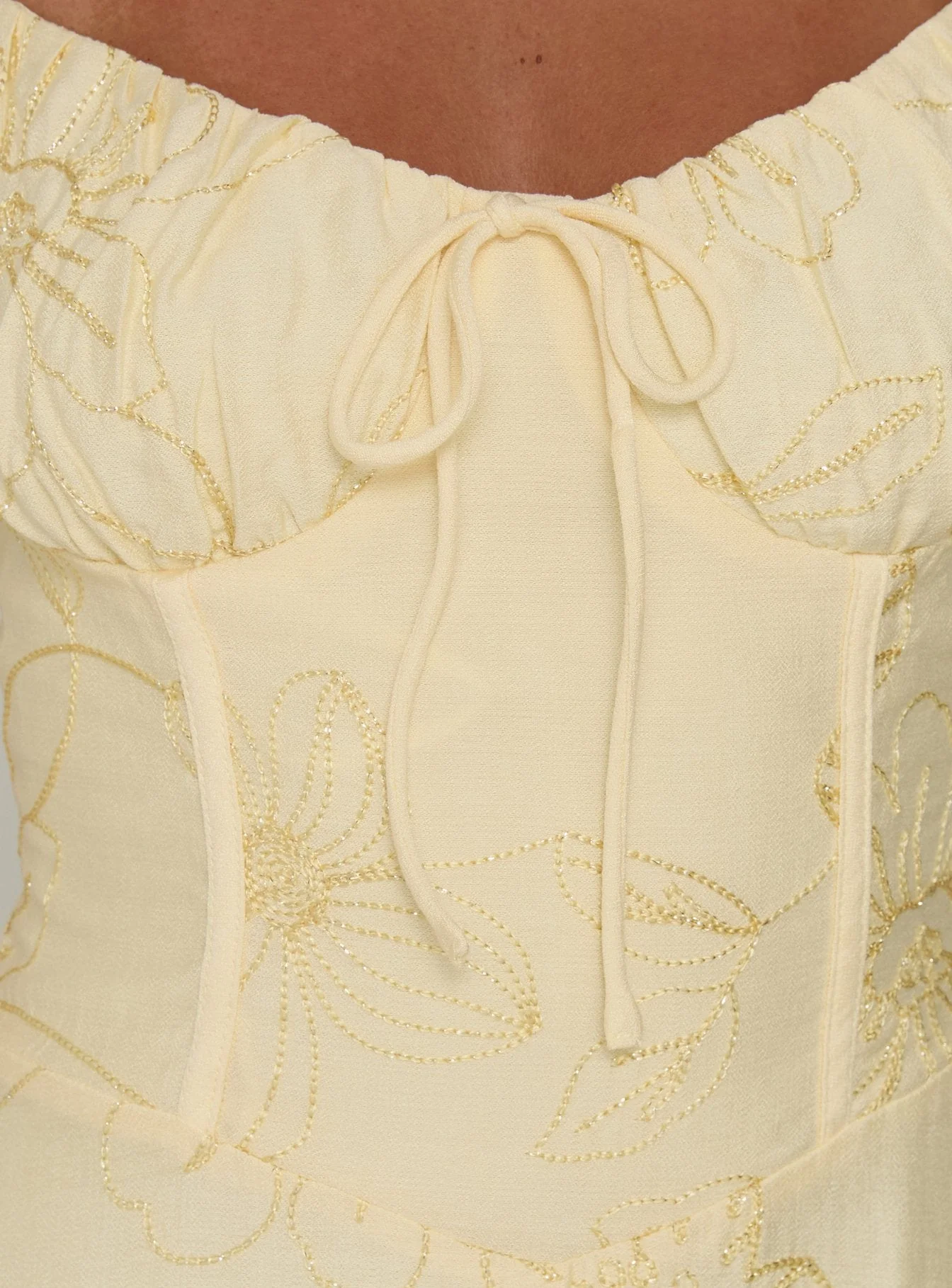 Members Only Maxi Dress Lemon