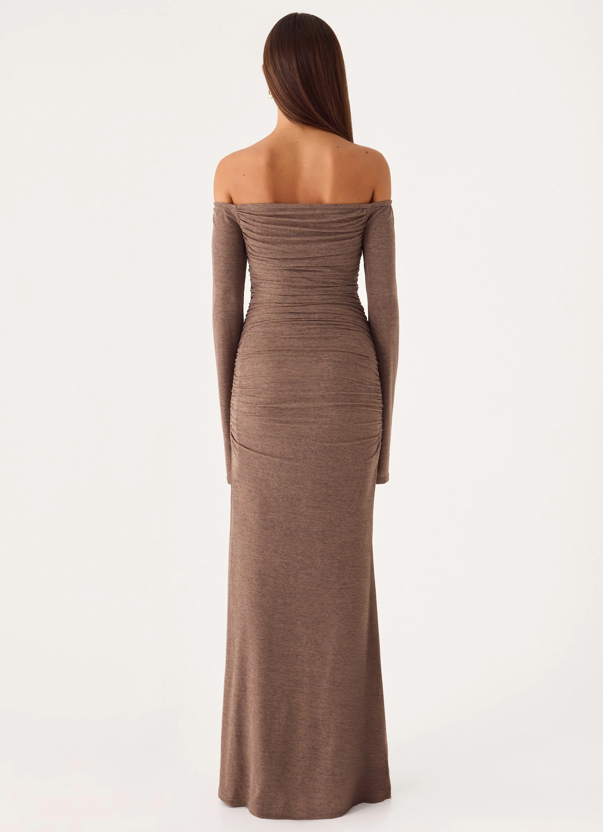 Hollywood Action Maxi Dress - Taupe