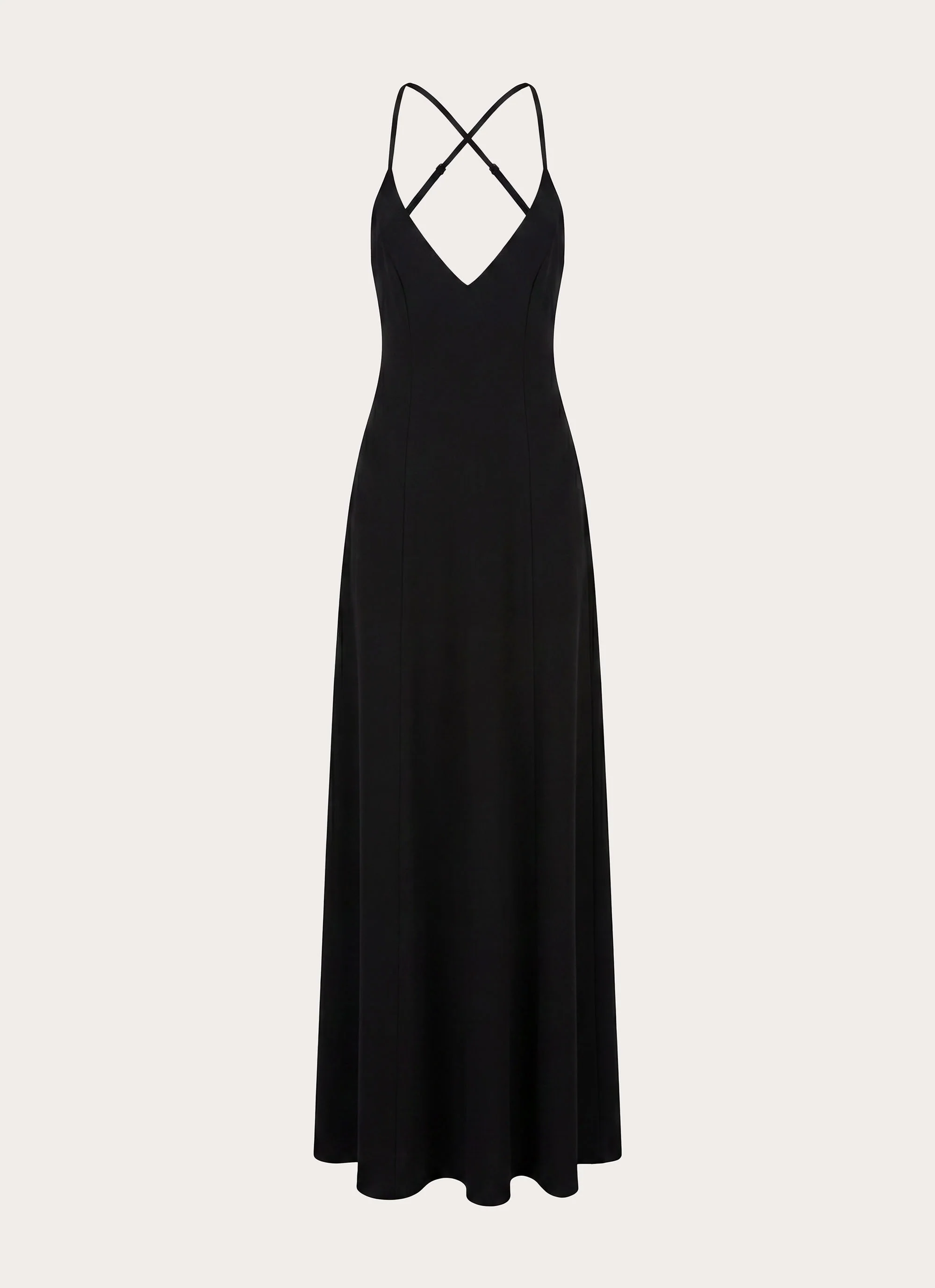 Russian Roulette Maxi Dress - Black