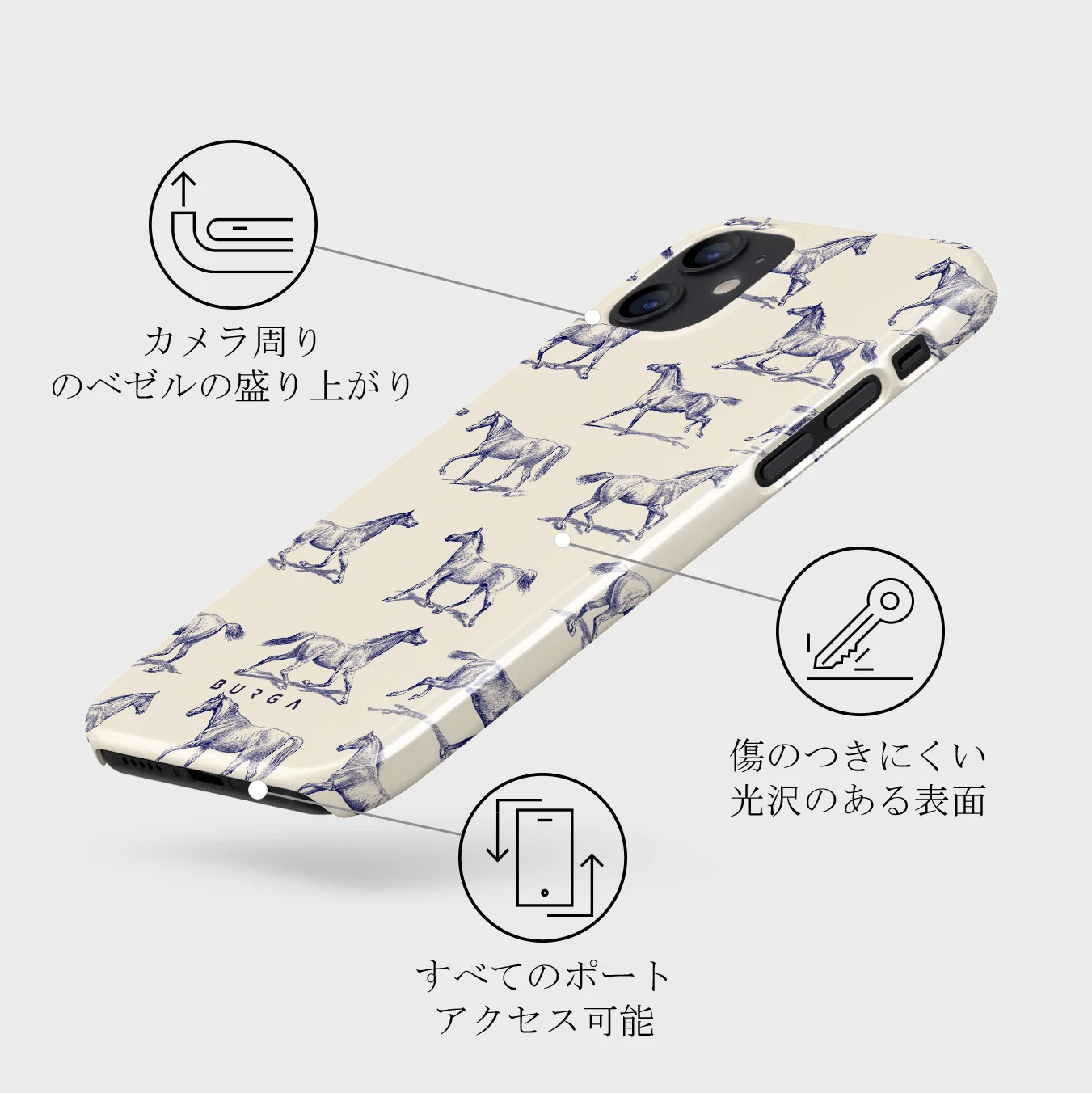 Derby Race - iPhone 12 Mini ケース