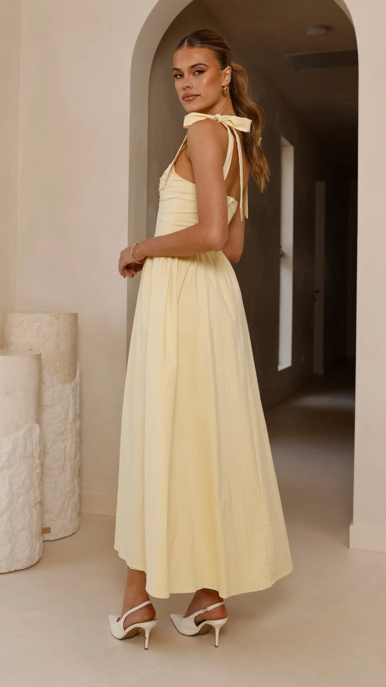 Haisley Maxi Dress - Yellow - luluinthesky