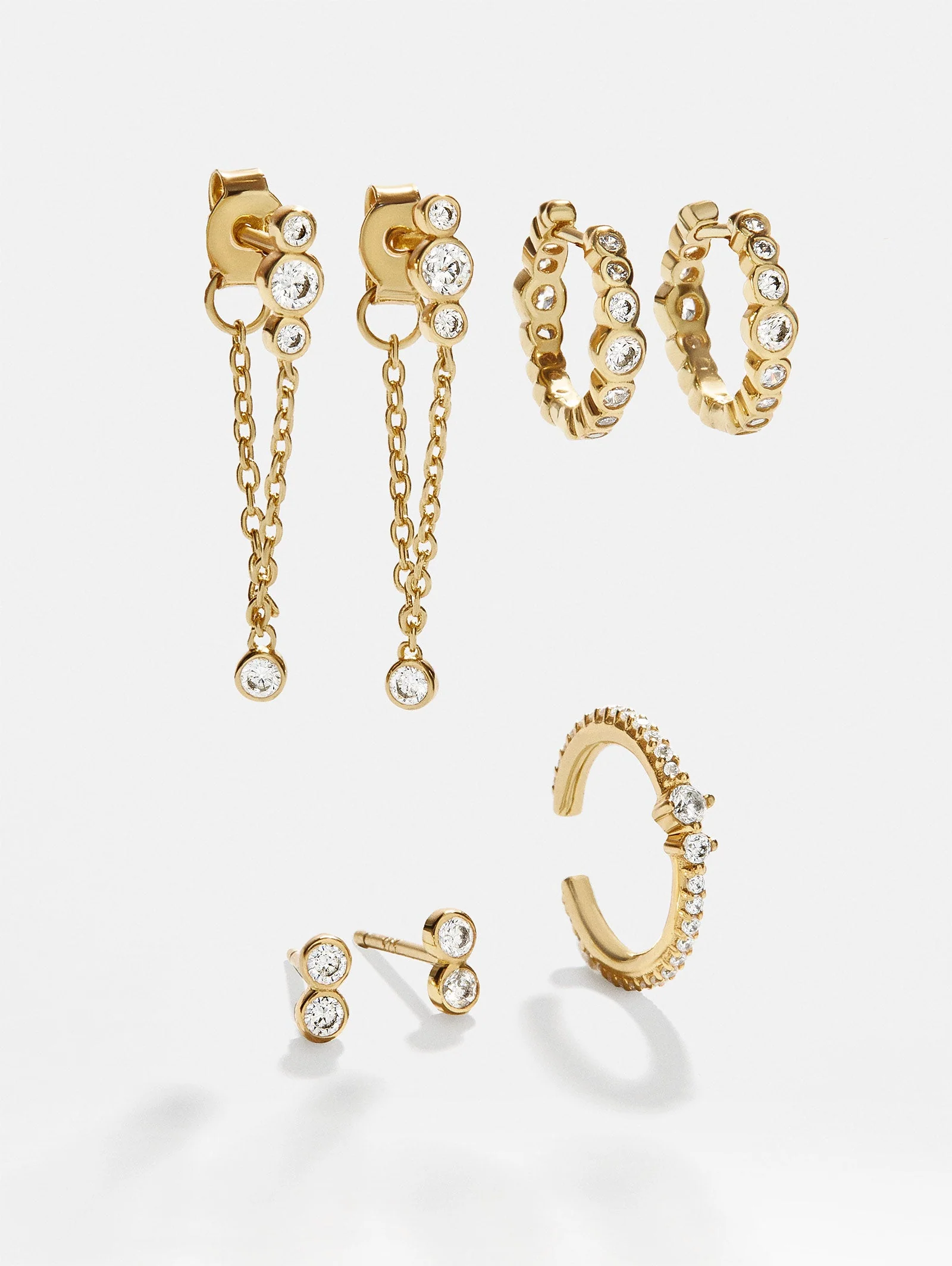 Lexi 14K Gold Earring Set - Lexi 14K Gold Earring Set