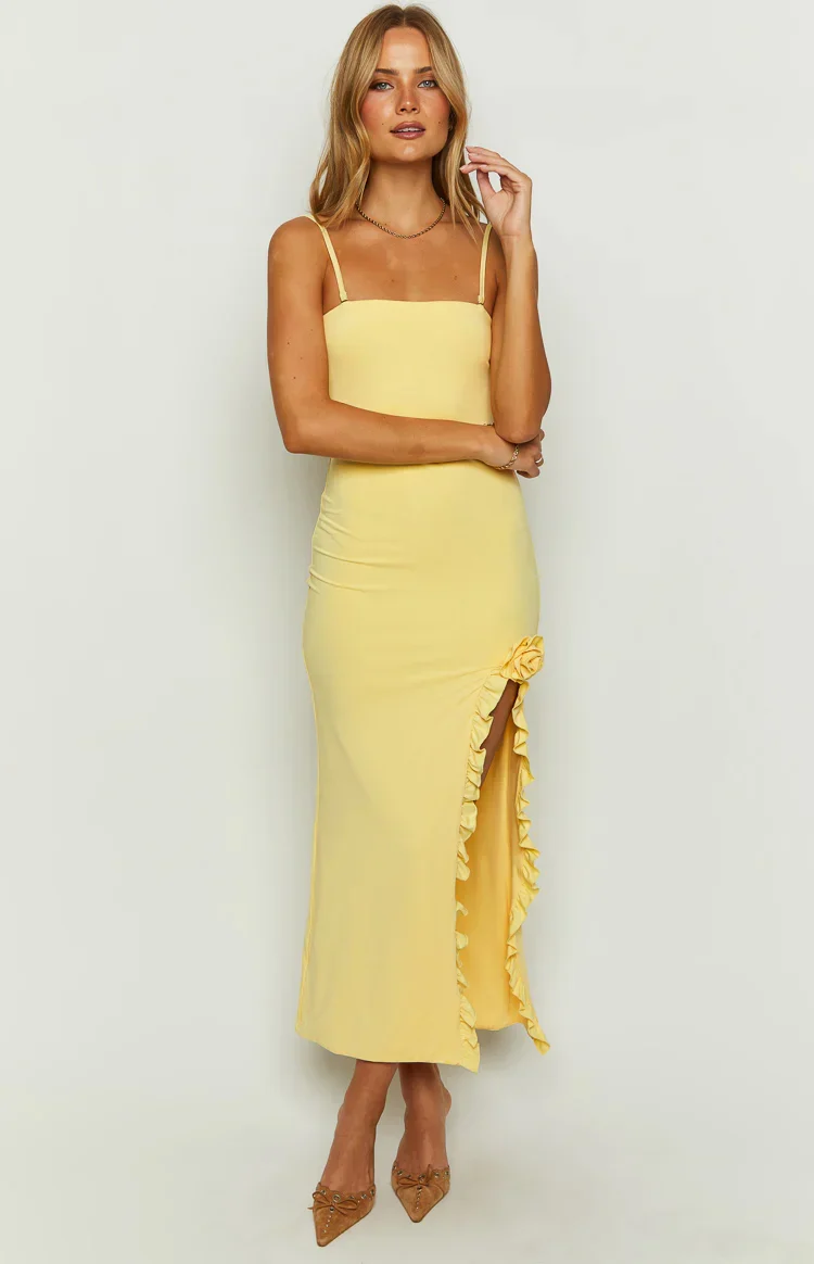 Orlando Yellow Maxi Dress