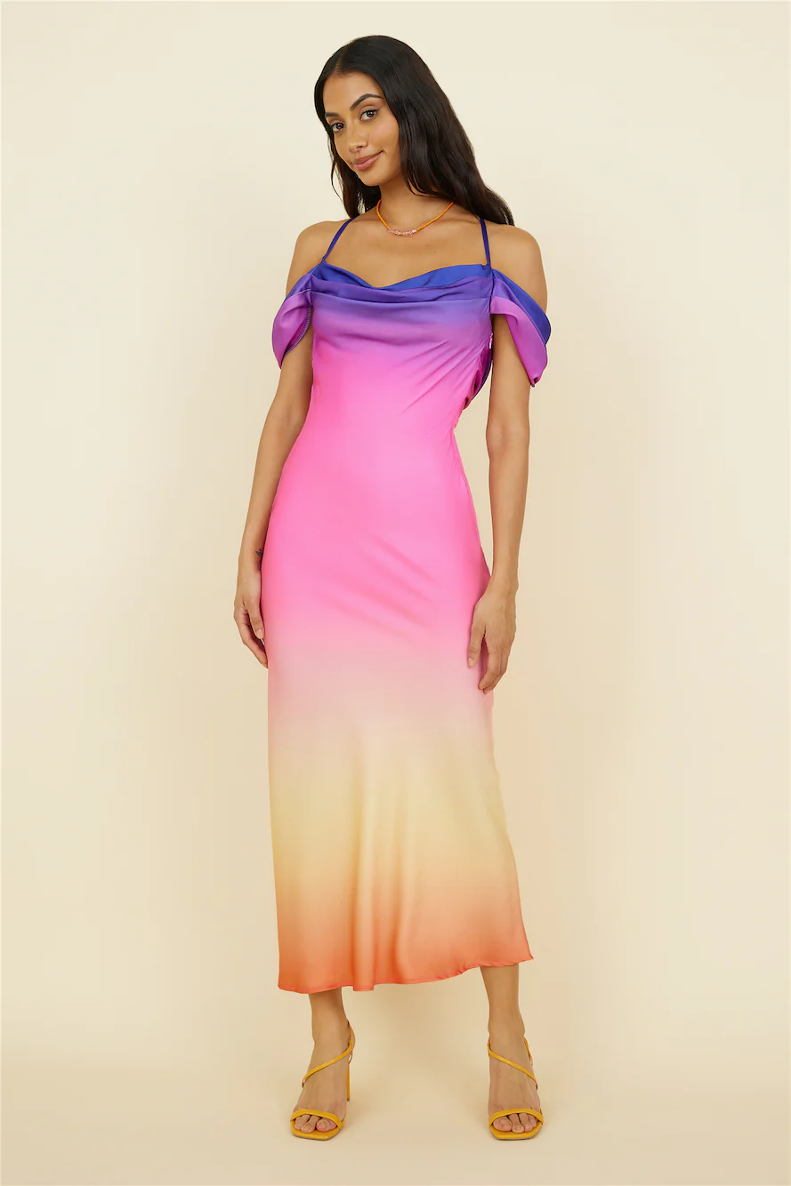 Play My Ace Maxi Dress Multi
