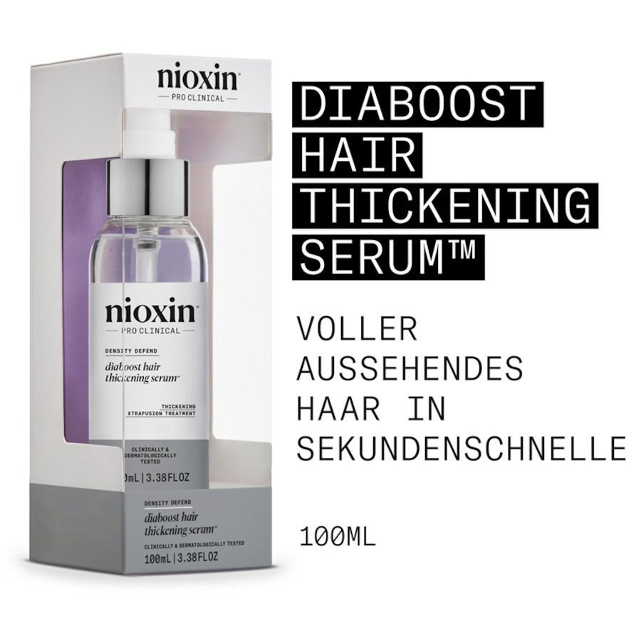 Nioxin Gęstsze włosy i działanie przeciwstarzeniowe Kuracja zagęszczająca Diaboost Xtrafusion Treatment 3D Intensive