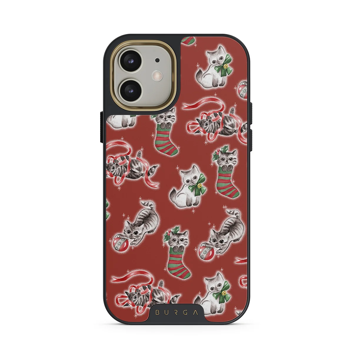 Merry Kitty - iPhone 12 ケース