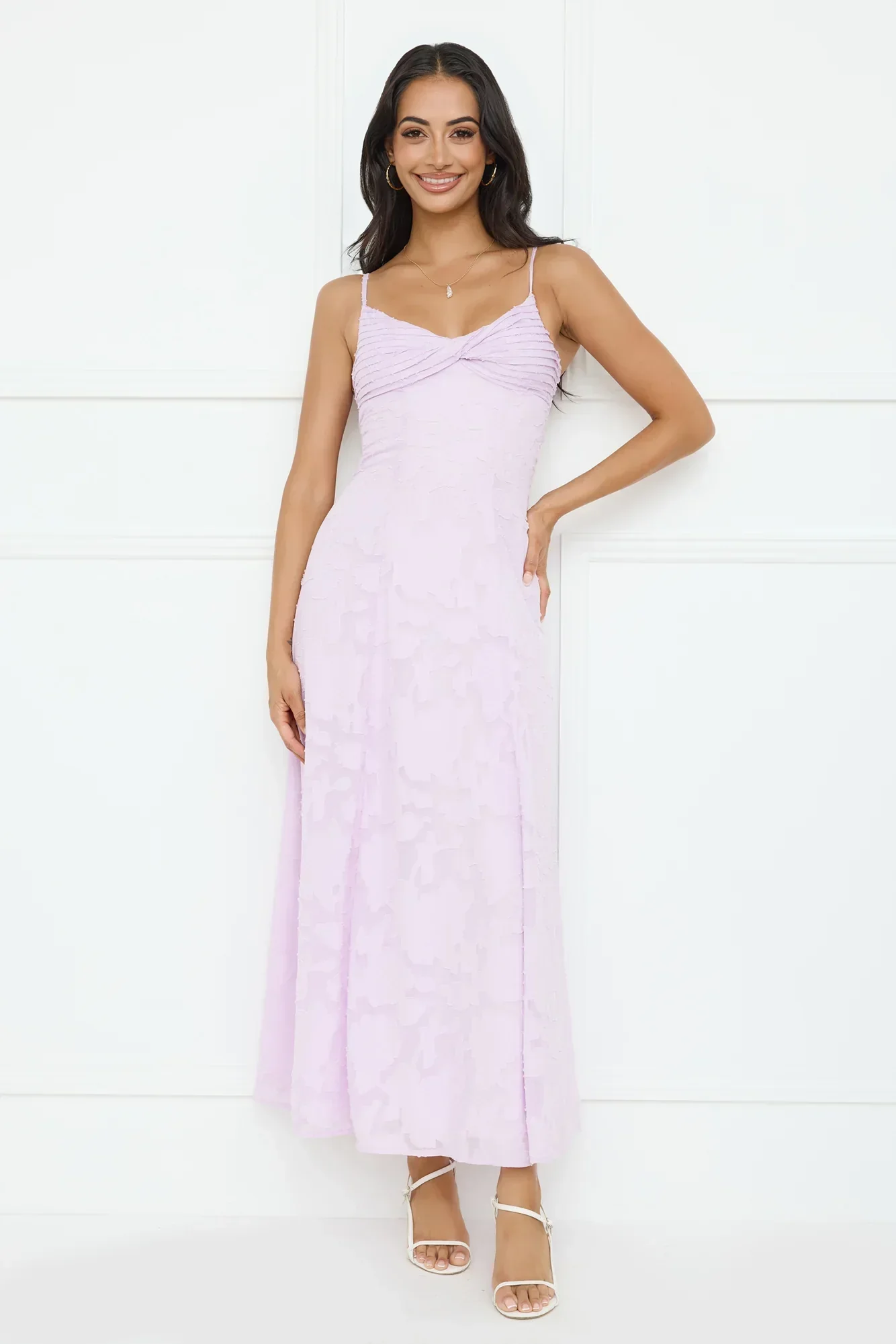 Pine Blossom Maxi Dress Lilac