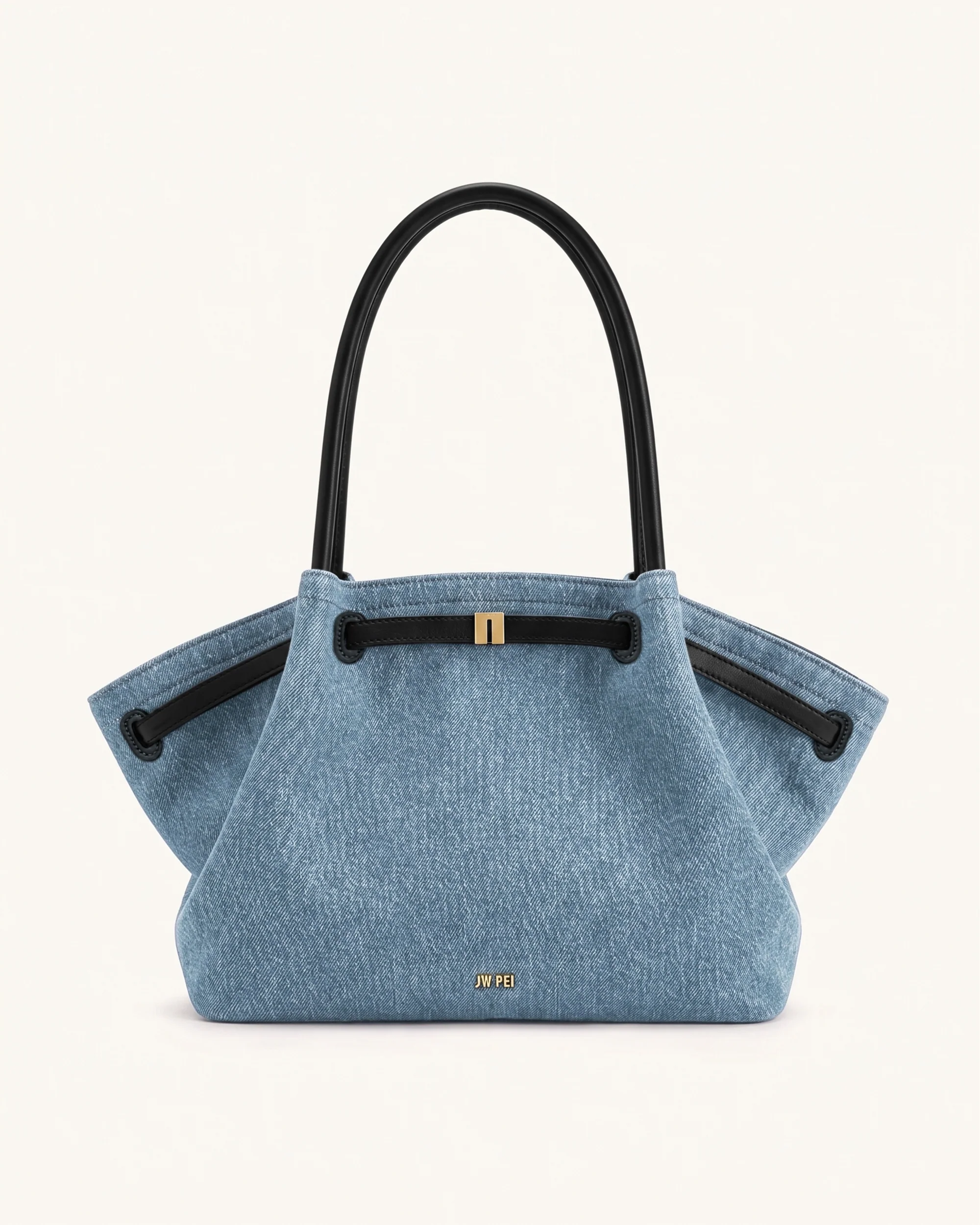 Hana Large Tote Bag - Light Blue Denim