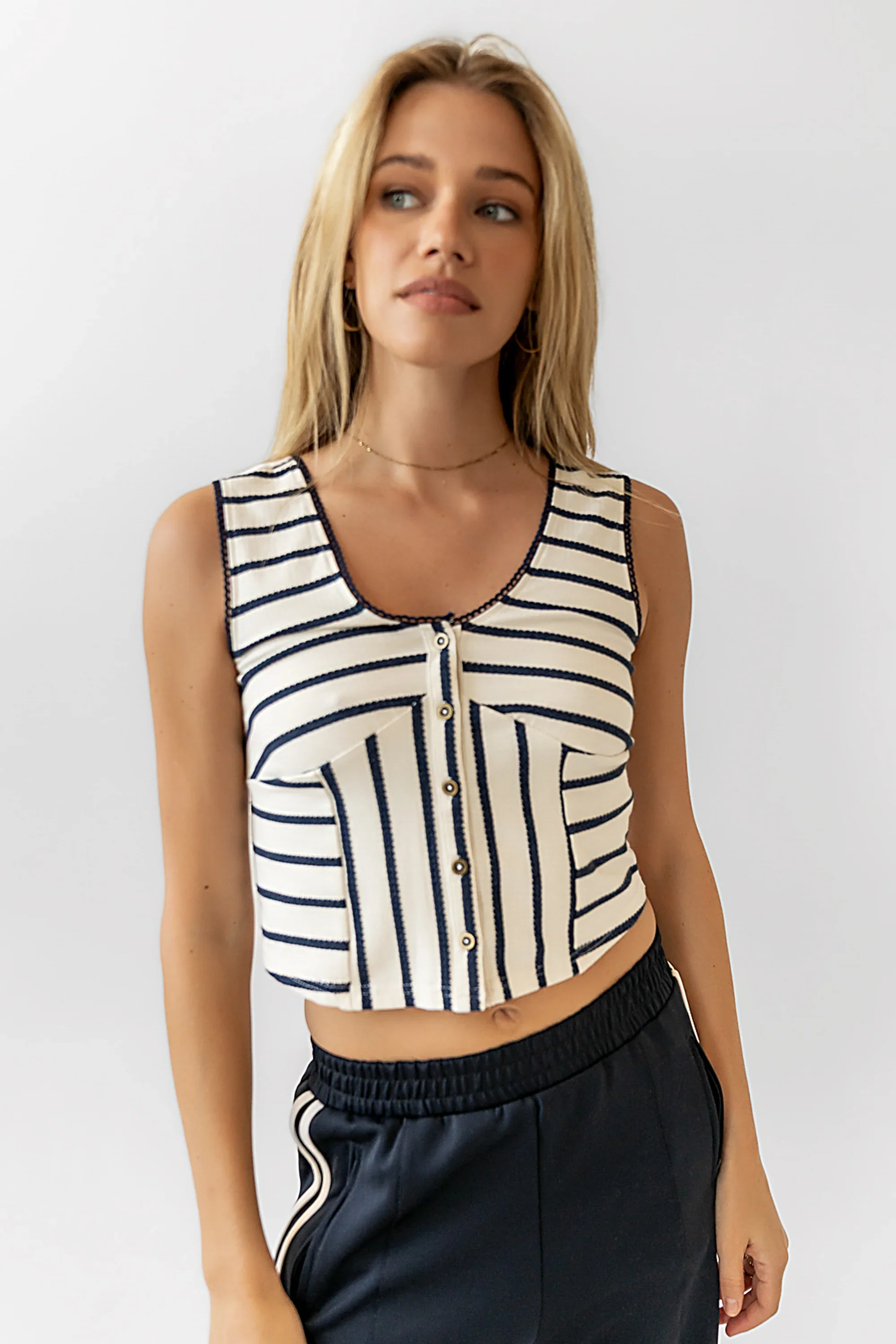 Everlee Striped Tank Top