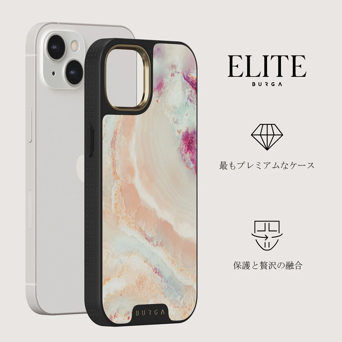 Berry Sorbet - Girly iPhone 13 ケース