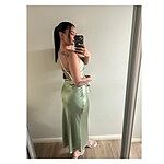 Coolness Calling Satin Maxi Dress White - luluinthesky