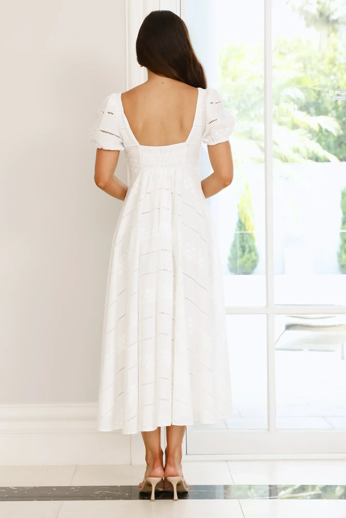 Honeysuckle Haven Maxi Dress White - luluinthesky
