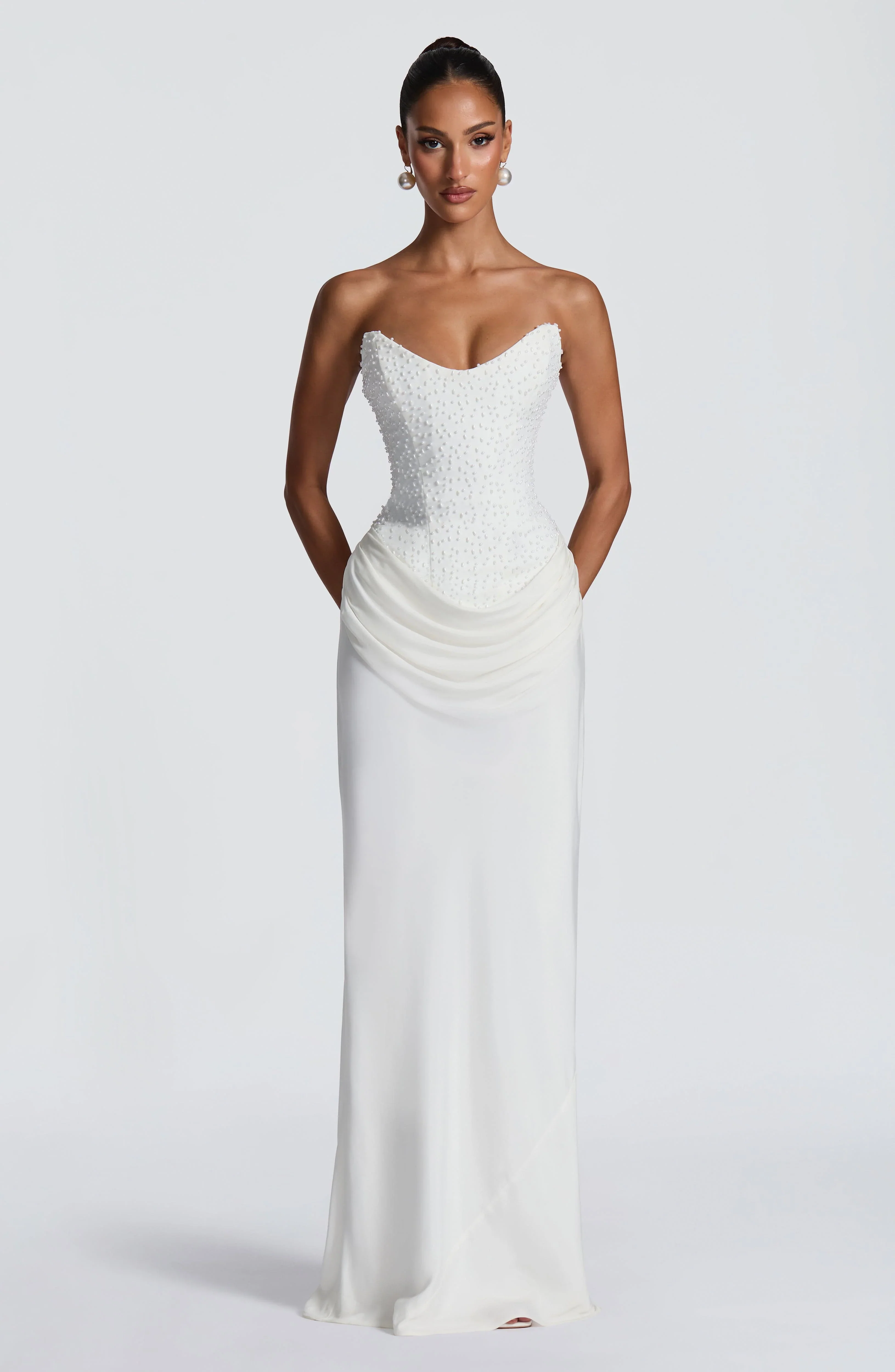 Tindra Maxi Dress - Ivory