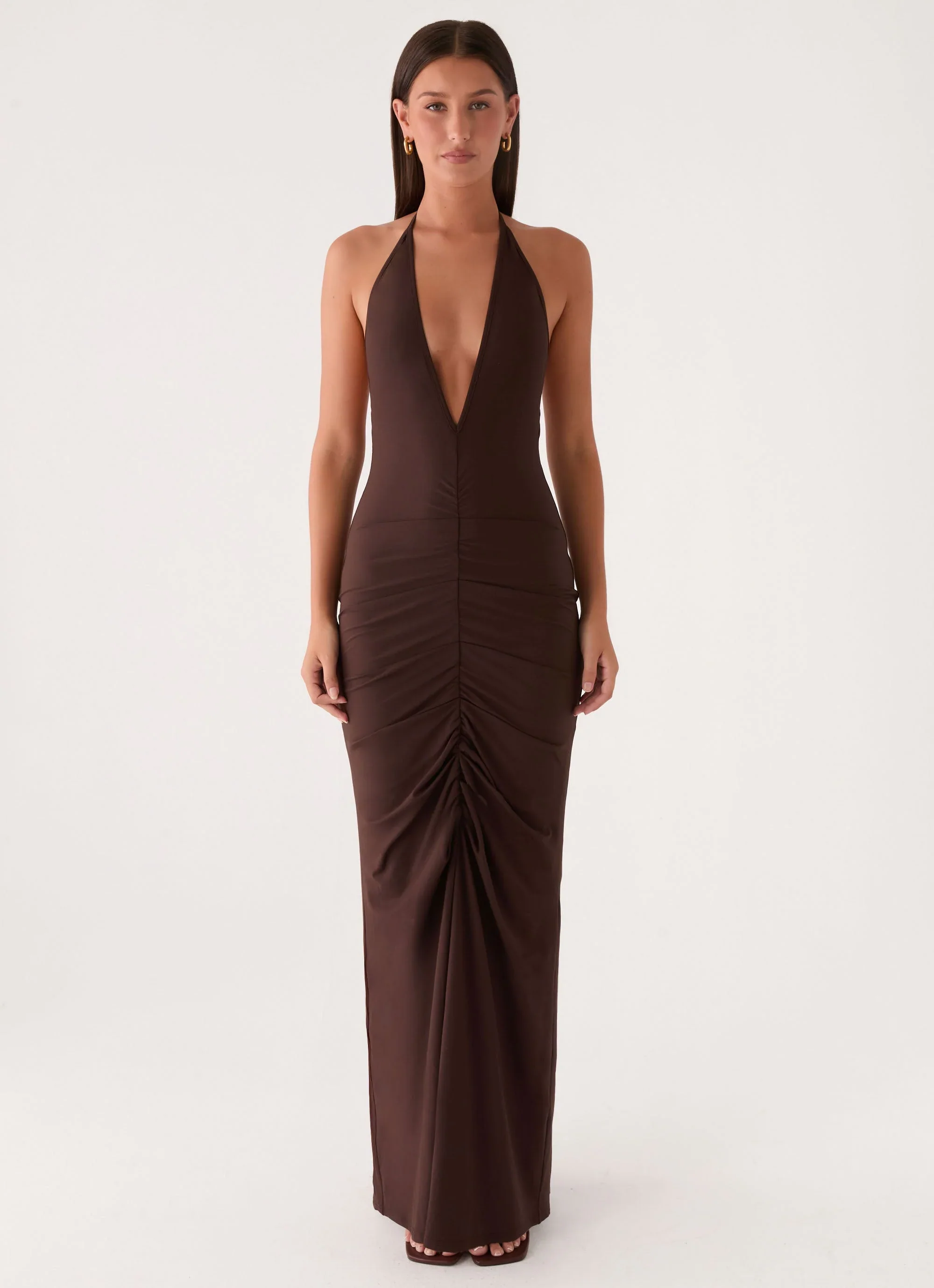 Feel My Rhythm Maxi Dress - Rose Taupe