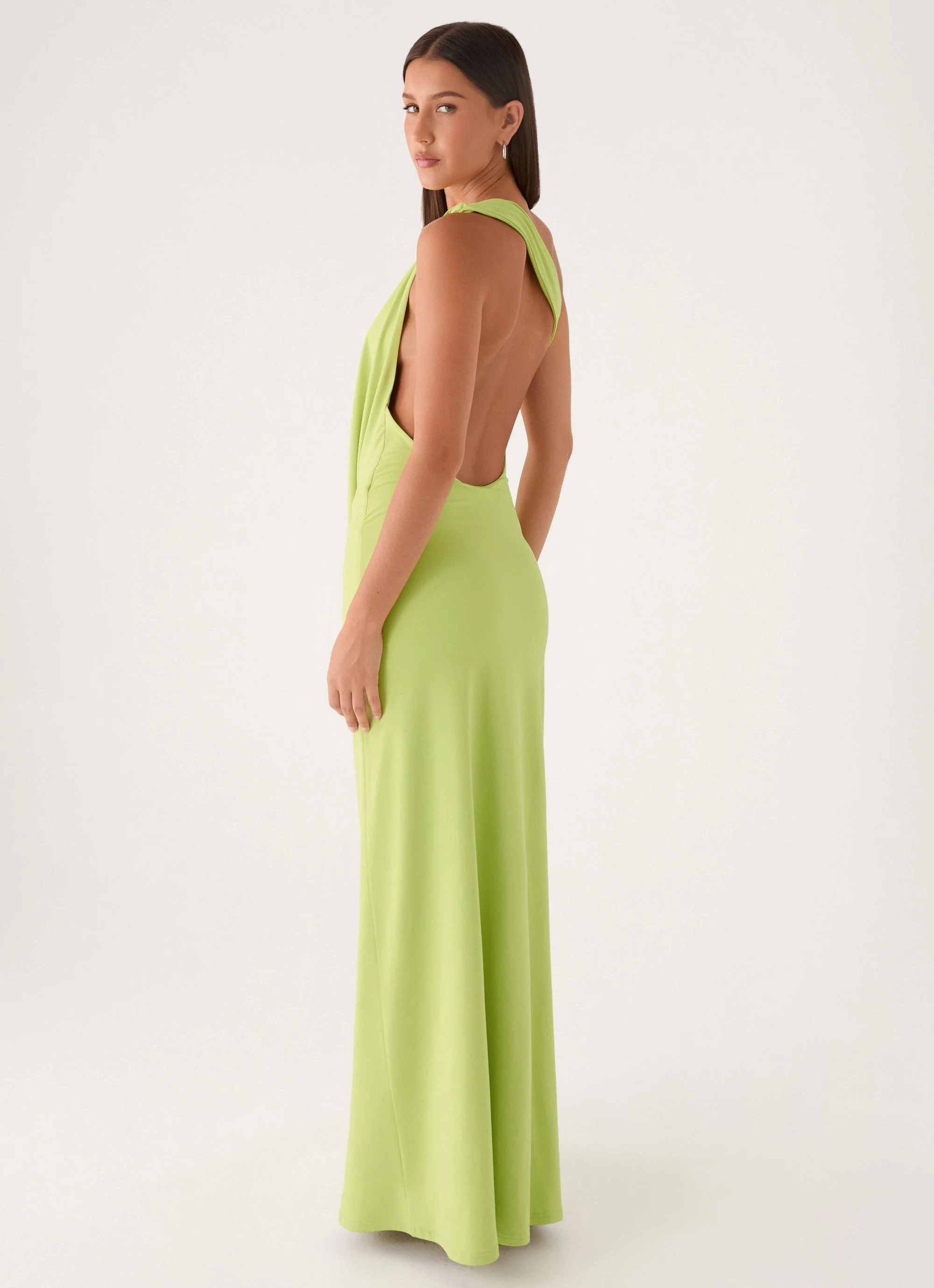 Isamaya Maxi Dress - Lime - luluinthesky