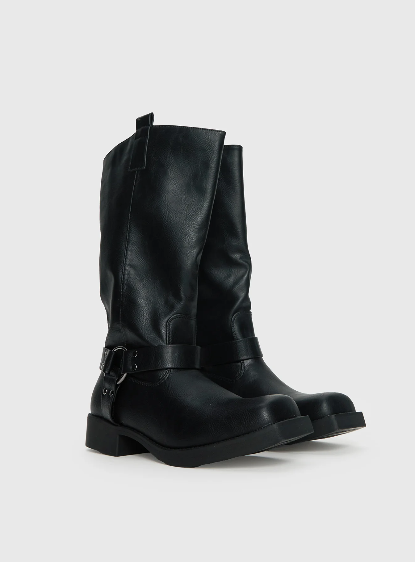 Wrecked Western Boots Black