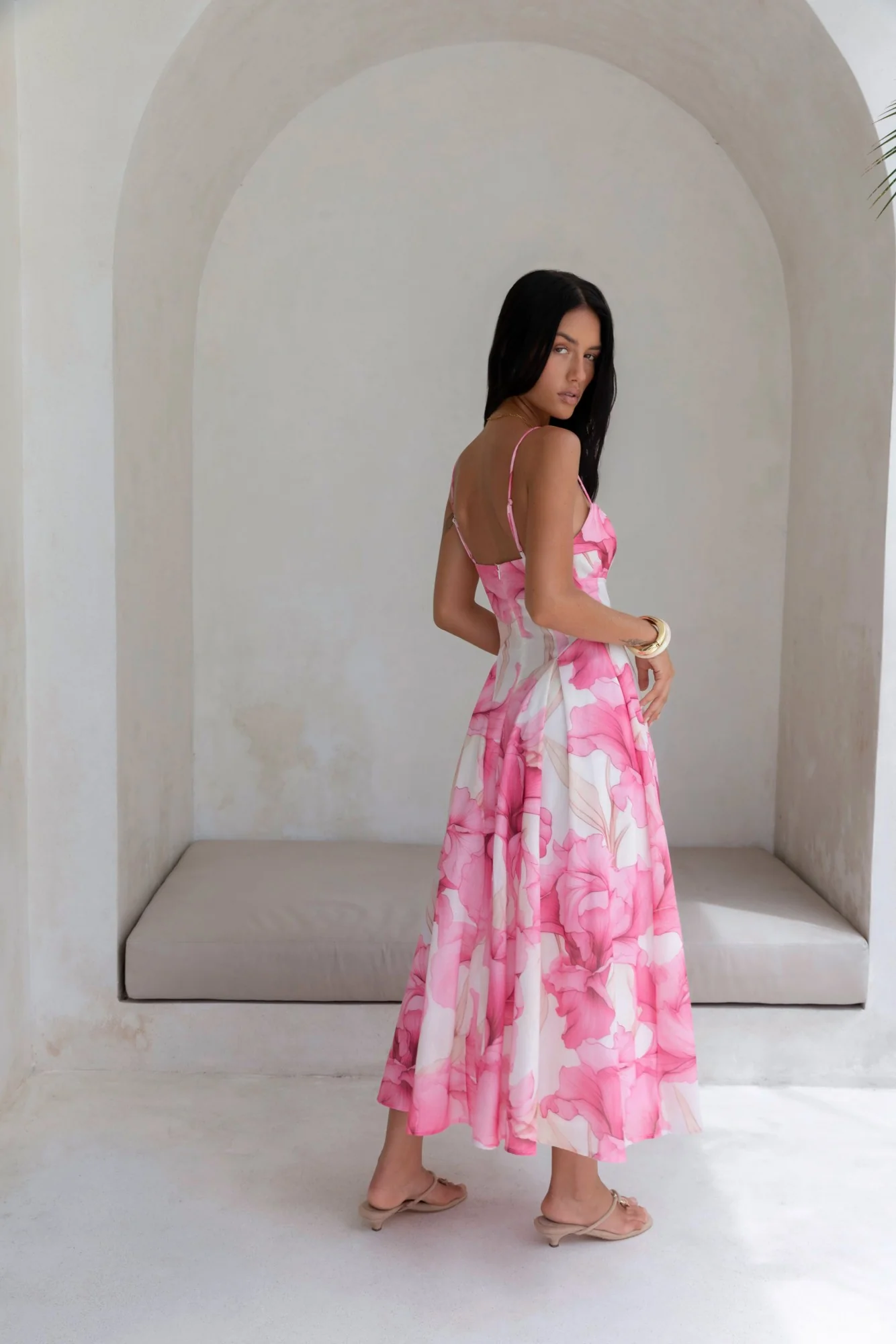 Moments With You Maxi Dress Pink - luluinthesky
