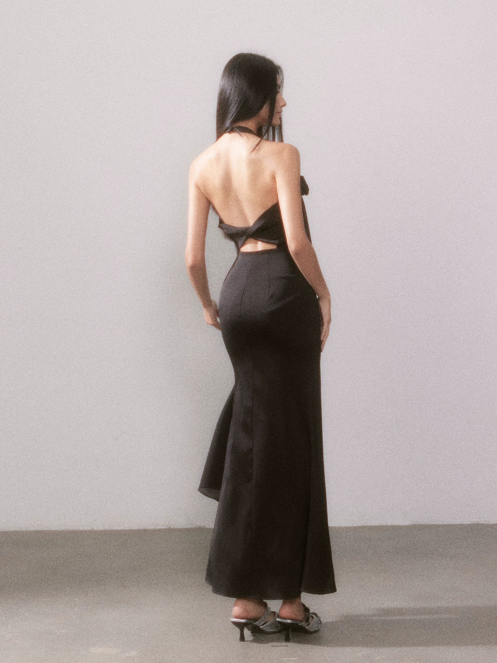 Tyndall Muse Satin Glow Maxi Dress