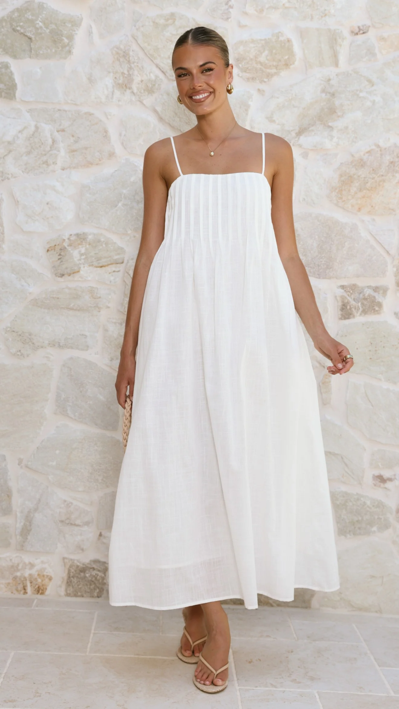 Stayla Maxi Dress - White