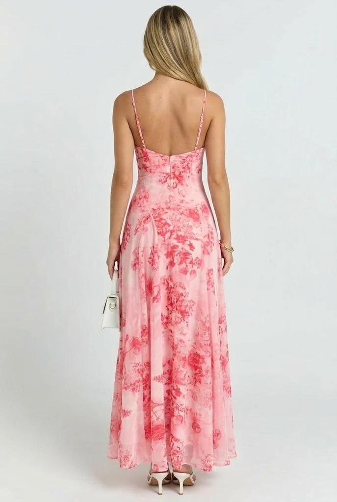 La Vie en Rose Maxi Dress