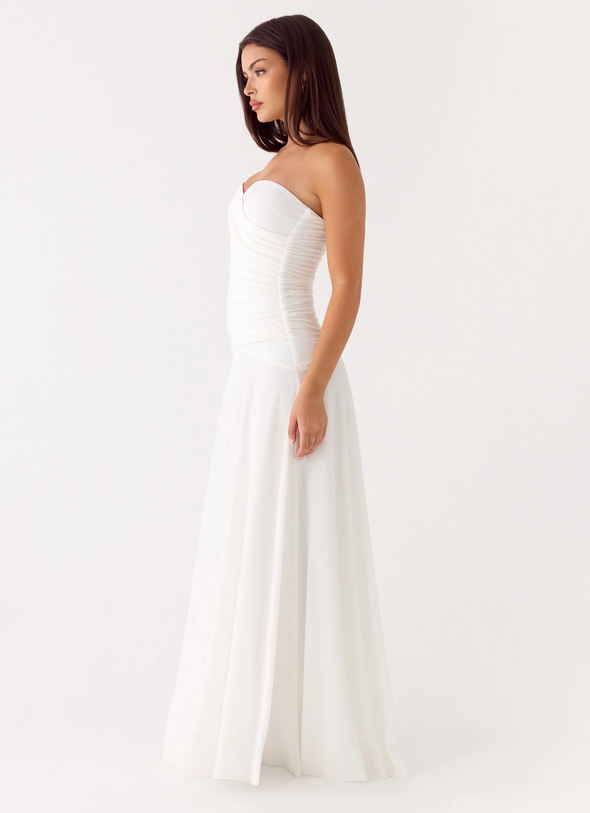 Ruben Maxi Dress - White - luluinthesky