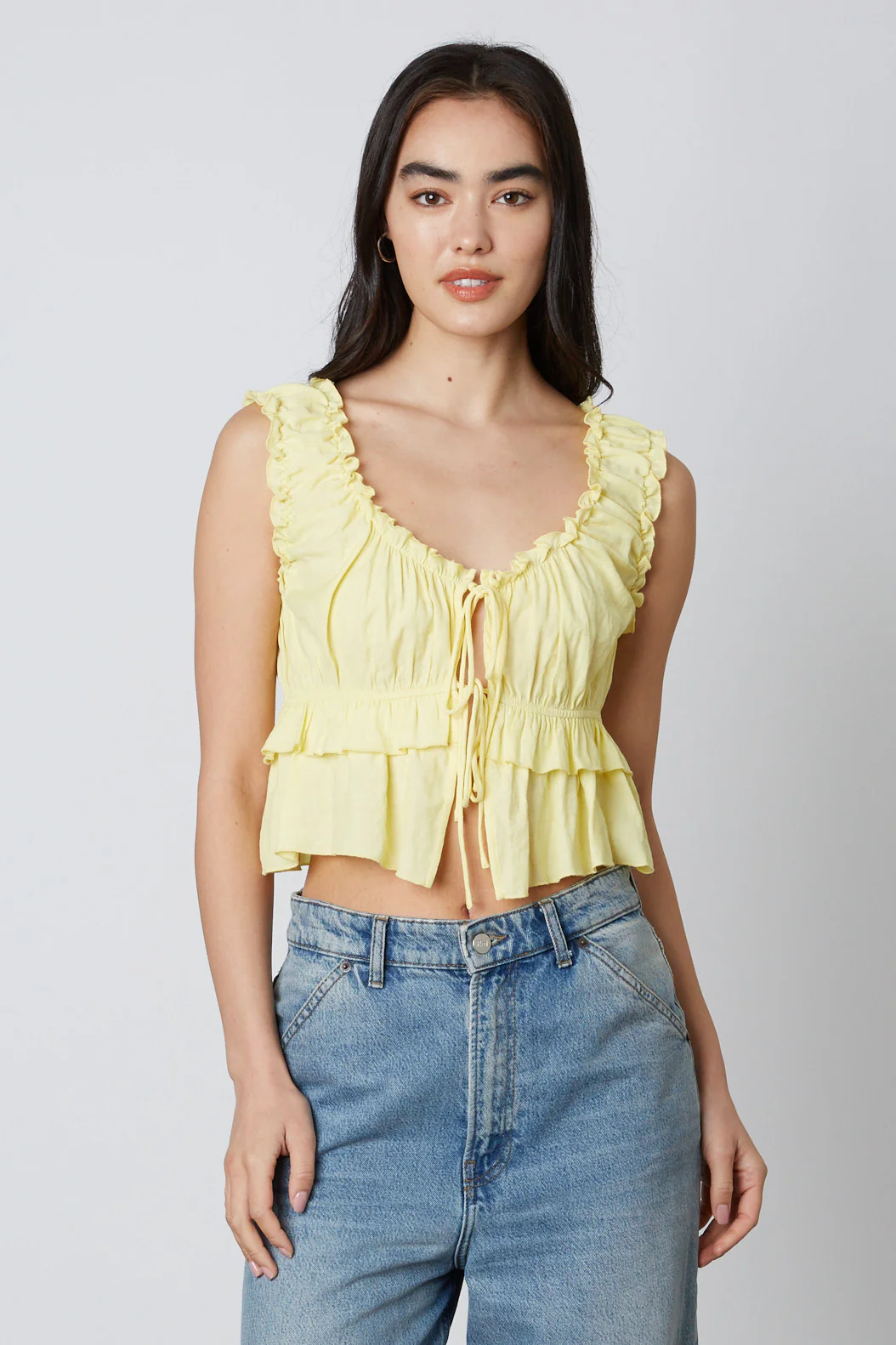Ruffled Peplum Top