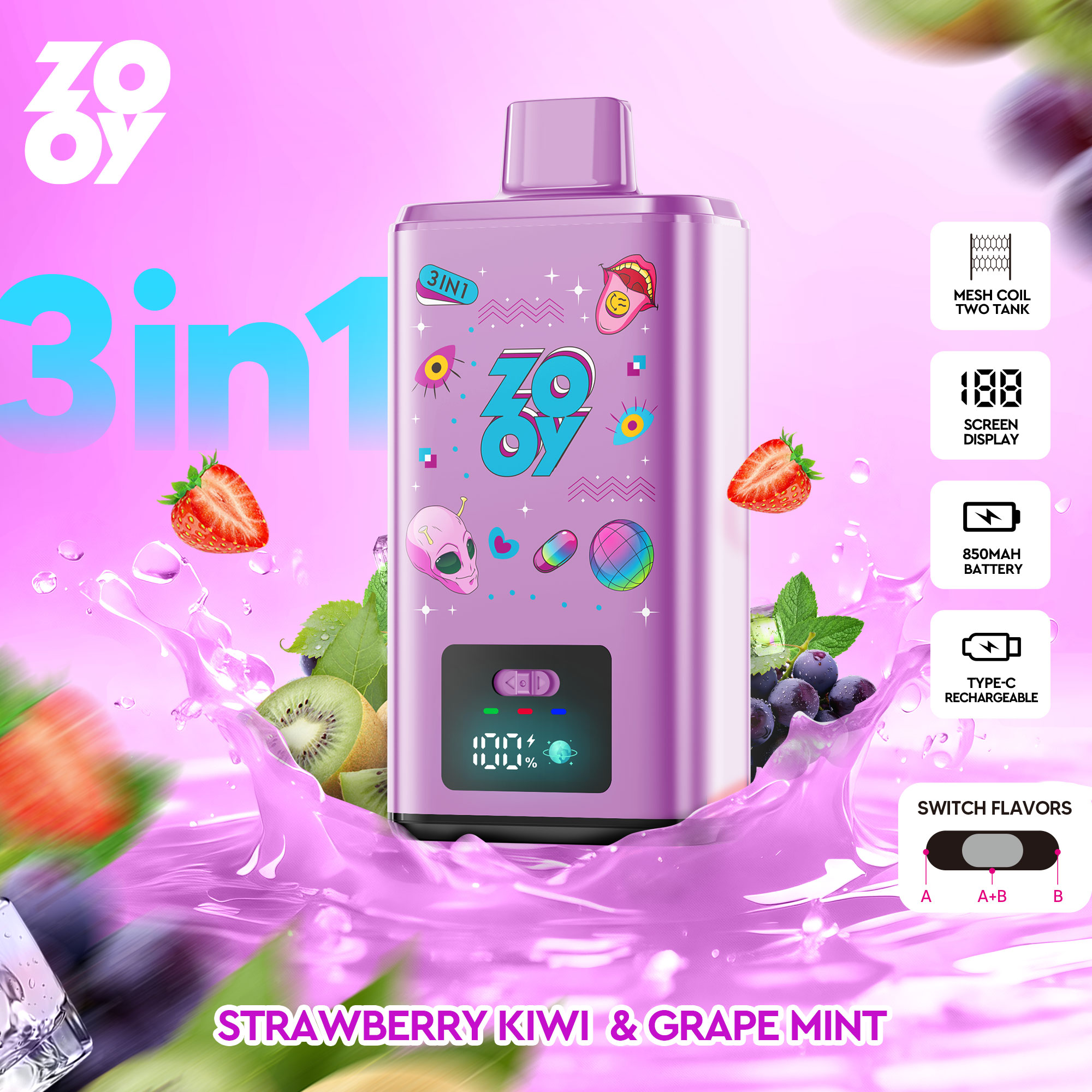 ZOOY 150K 3 IN 1