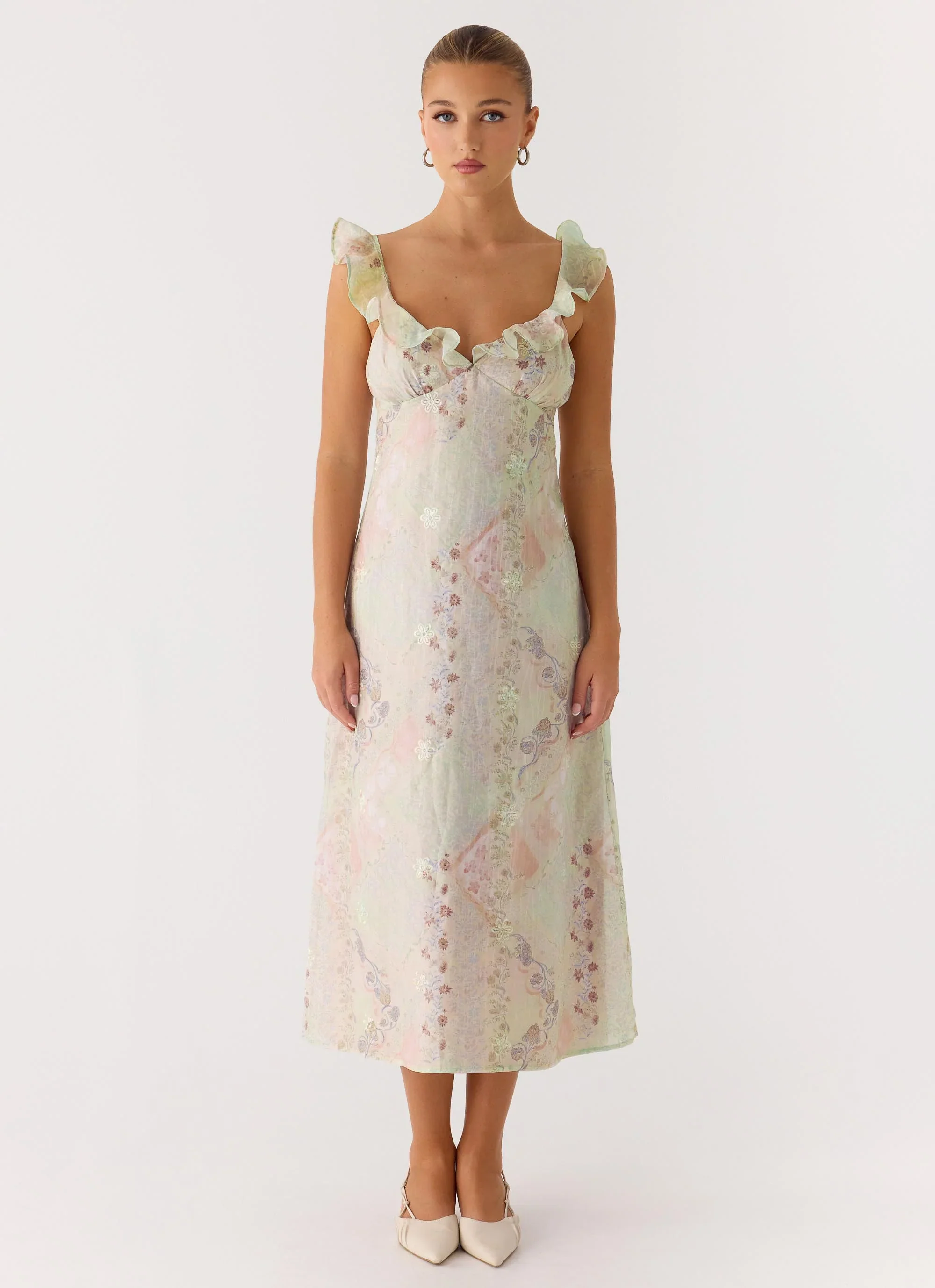Europa Midi Dress - Mystic Paisley