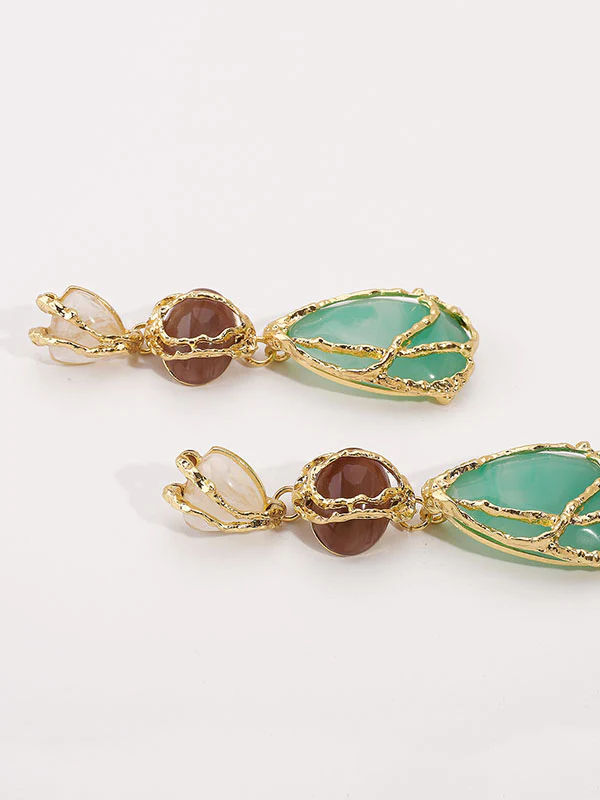 Geometric Drop Earrings
