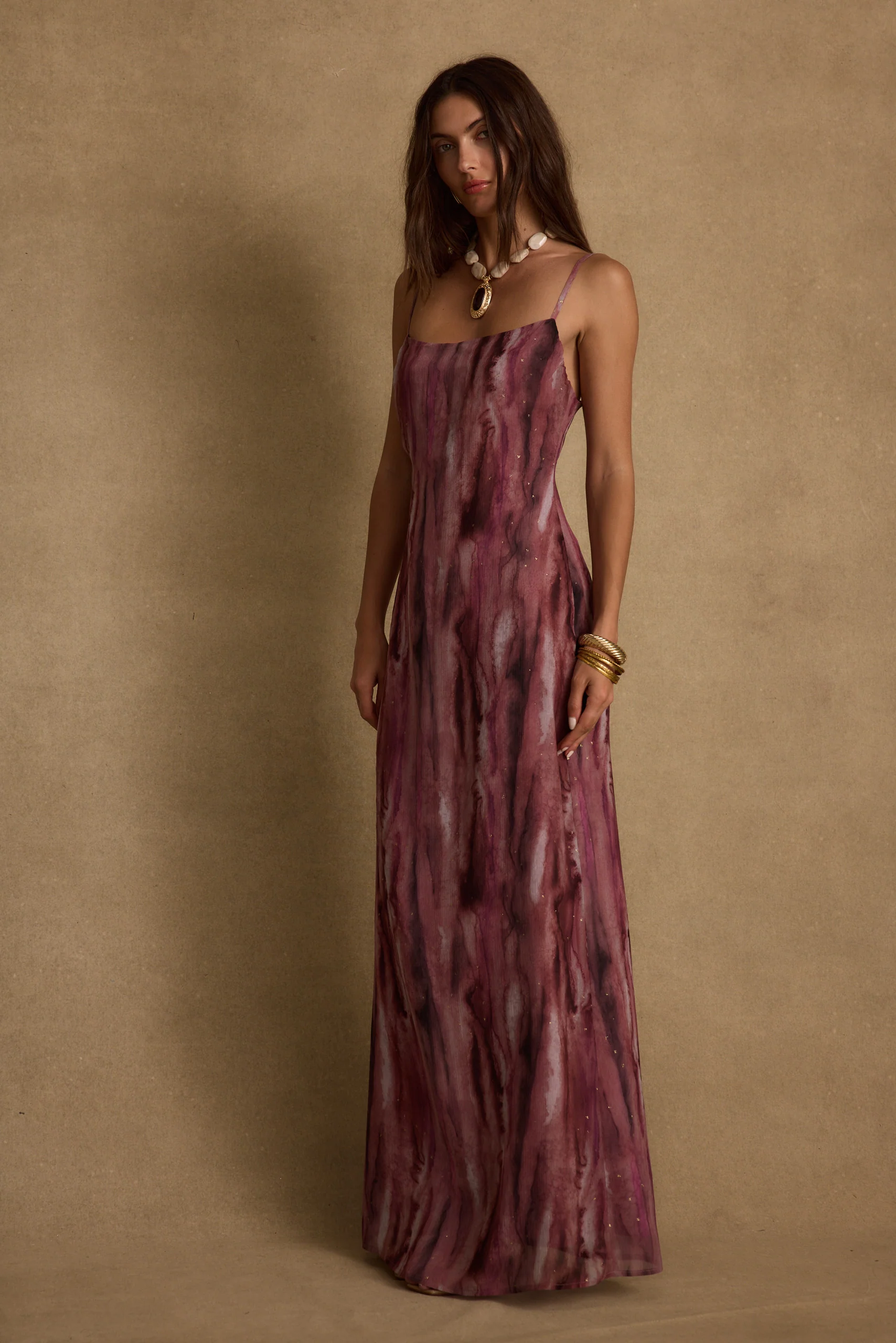 Nerissa Berry Chiffon Maxi Dress