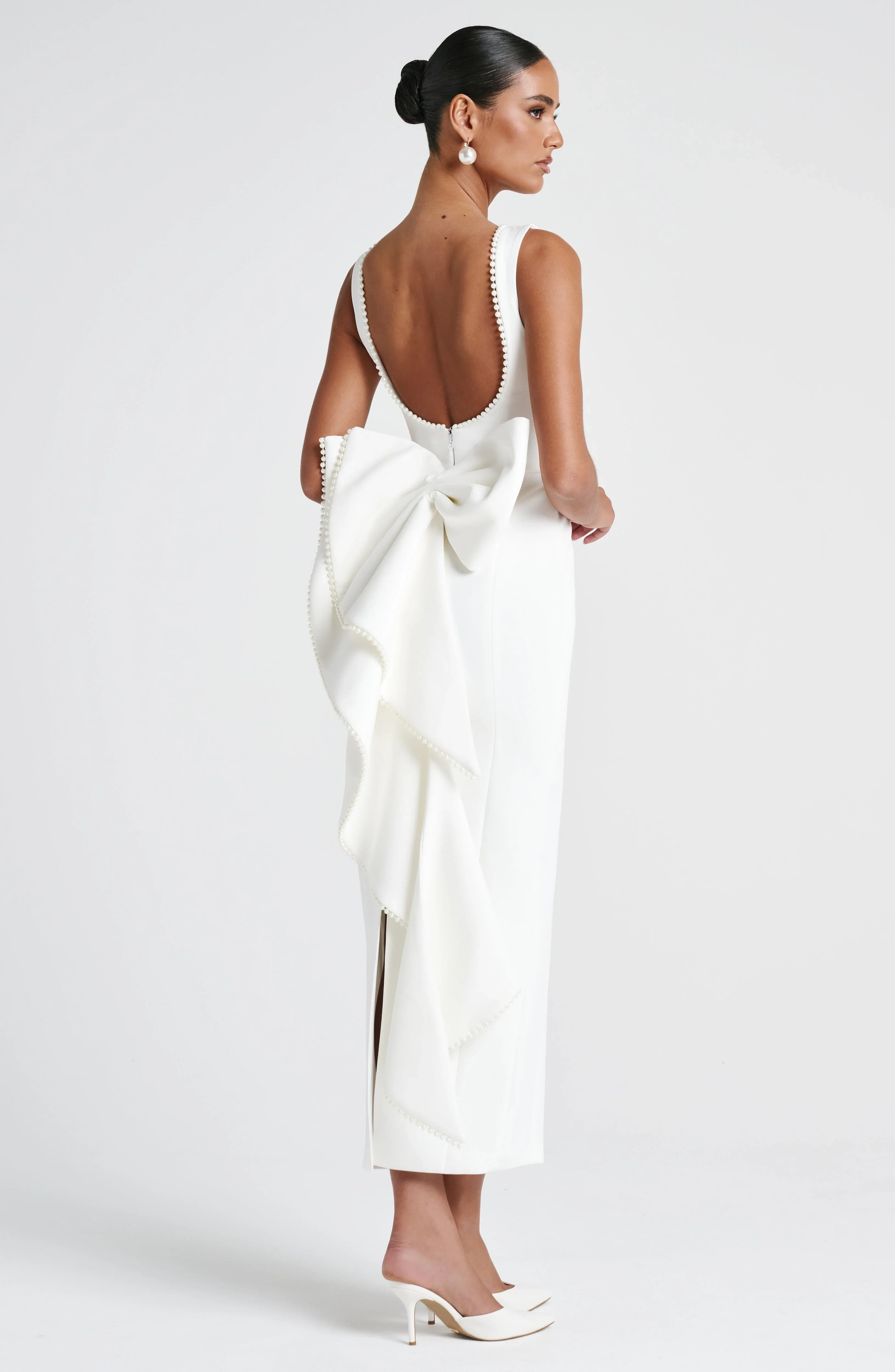 Lana Midaxi Dress - Ivory